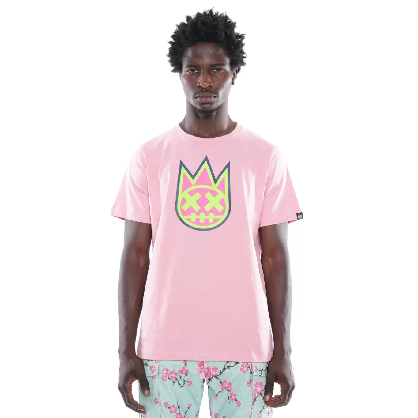 Cult Of Individuality T-Shirts<3D CLEAN SHIMUCHAN LOGO SHORT SLEEVE CREW NECK TEE IN CANDY PINK