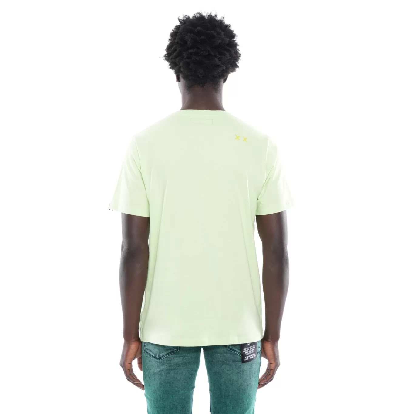 Cult Of Individuality T-Shirts<3D CLEAN SHIMUCHAN LOGO SHORT SLEEVE CREW NECK TEE IN PATINA GREEN