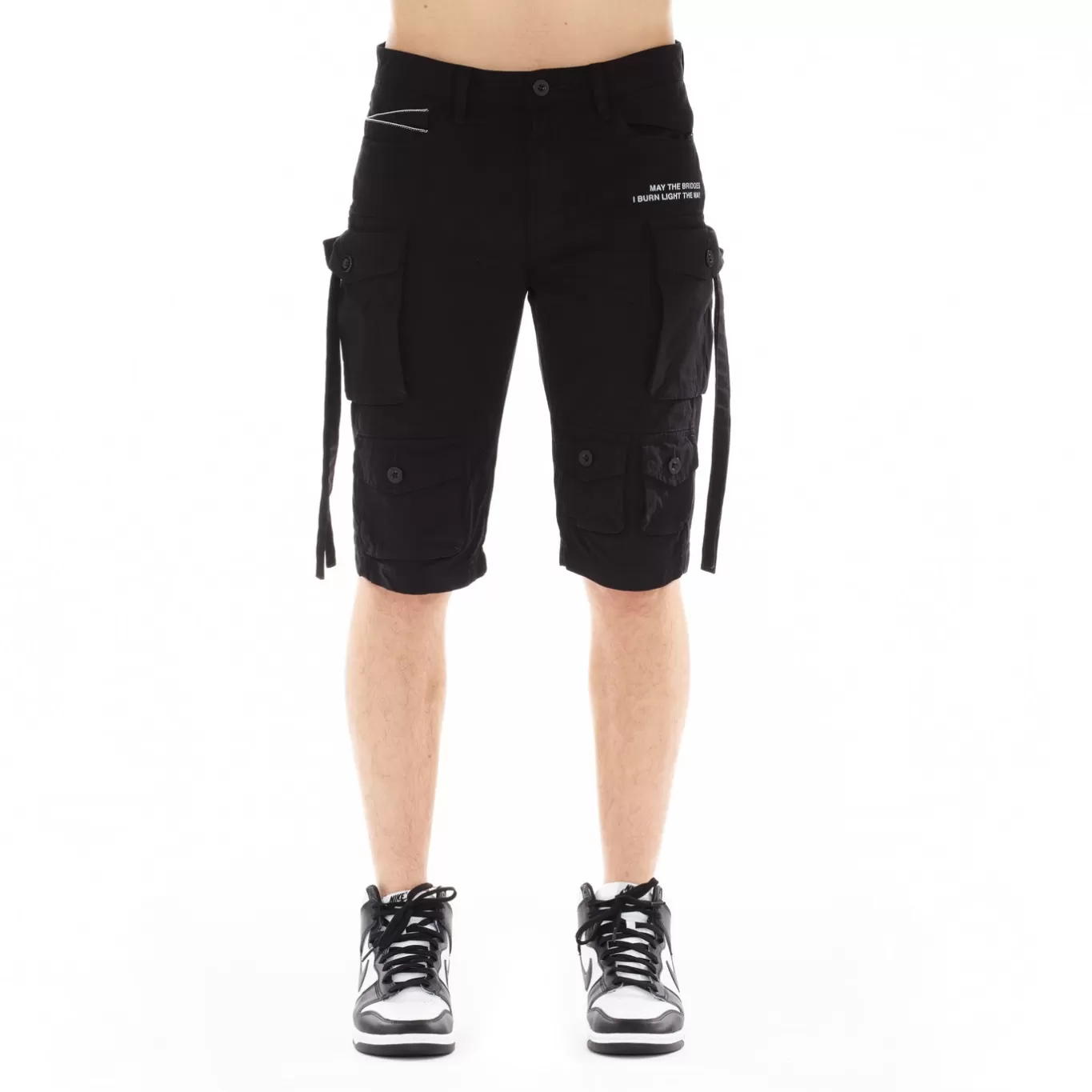 Cult Of Individuality Cargos | Denim Shorts<CARGO SHORTS IN VINTAGE BLACK