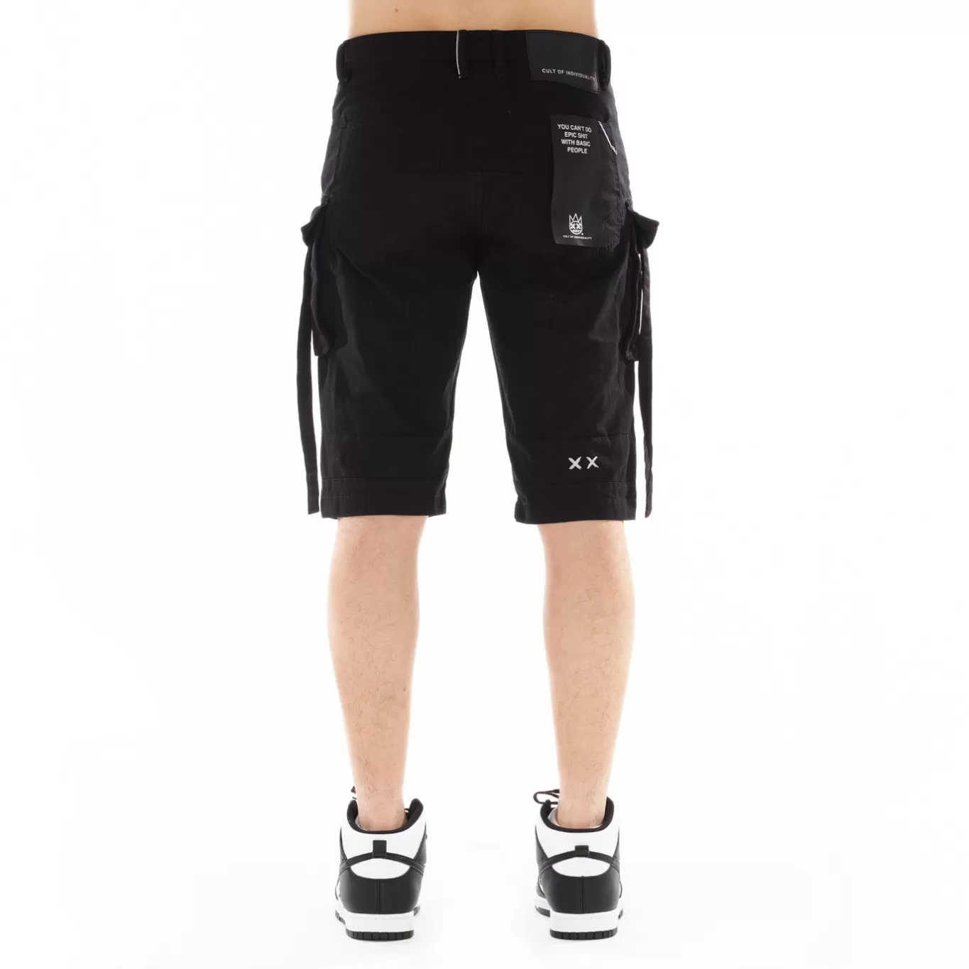 Cult Of Individuality Cargos | Denim Shorts<CARGO SHORTS IN VINTAGE BLACK