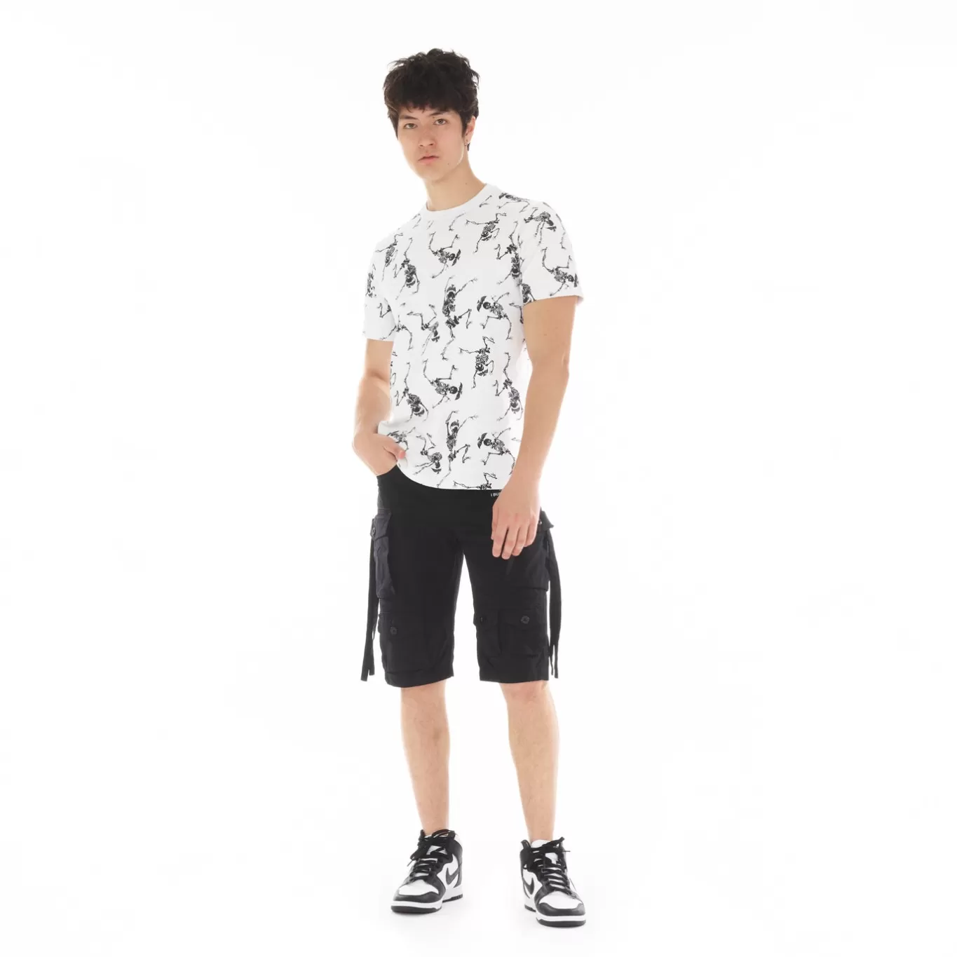 Cult Of Individuality Cargos | Denim Shorts<CARGO SHORTS IN VINTAGE BLACK