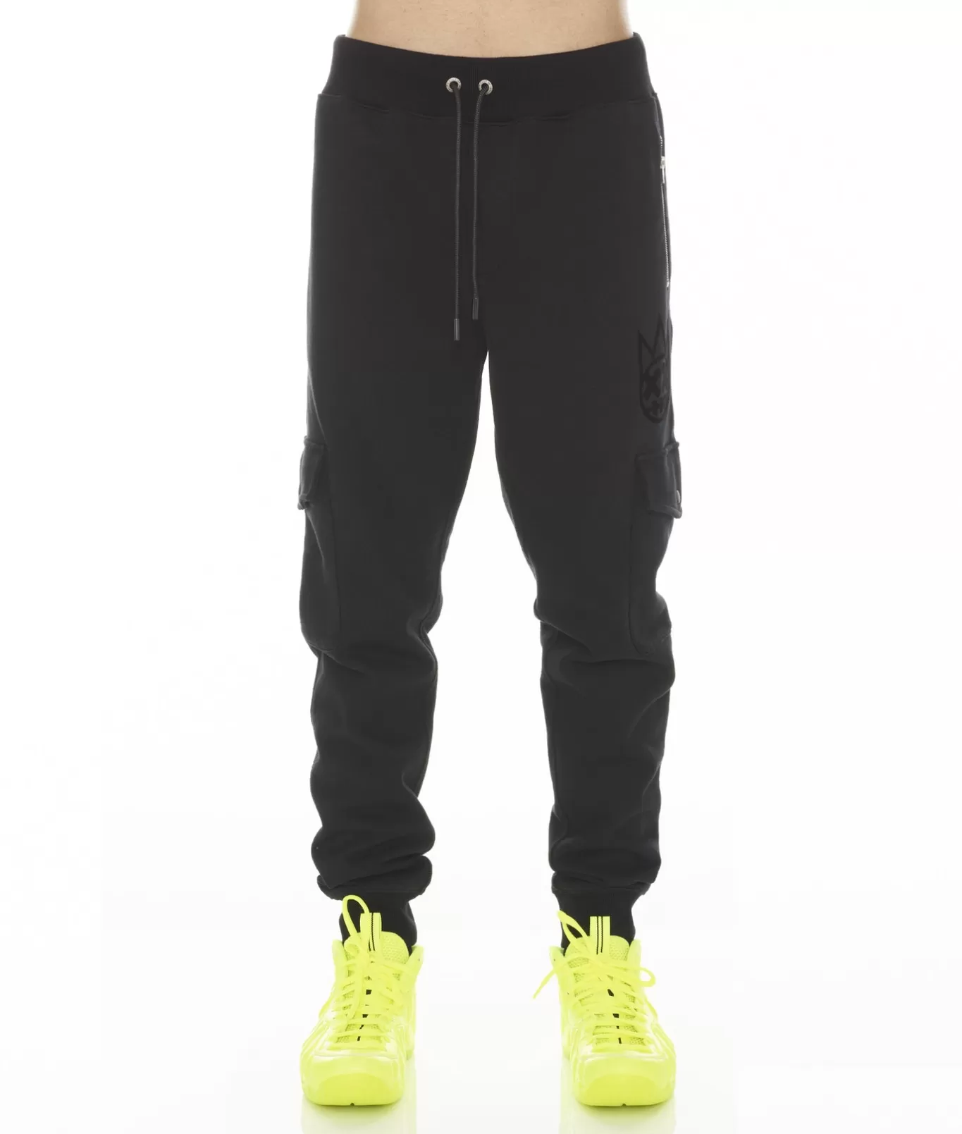 Cult Of Individuality Sweatshirts & Sweatpants<CARGO SWEATPANT IN BLACK