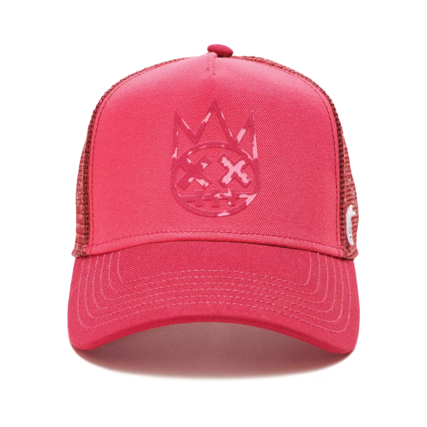 Cult Of Individuality Trucker Hats<CLEAN LOGO MESH BACK TRUCKER CURVED VISOR IN VINTAGE RED