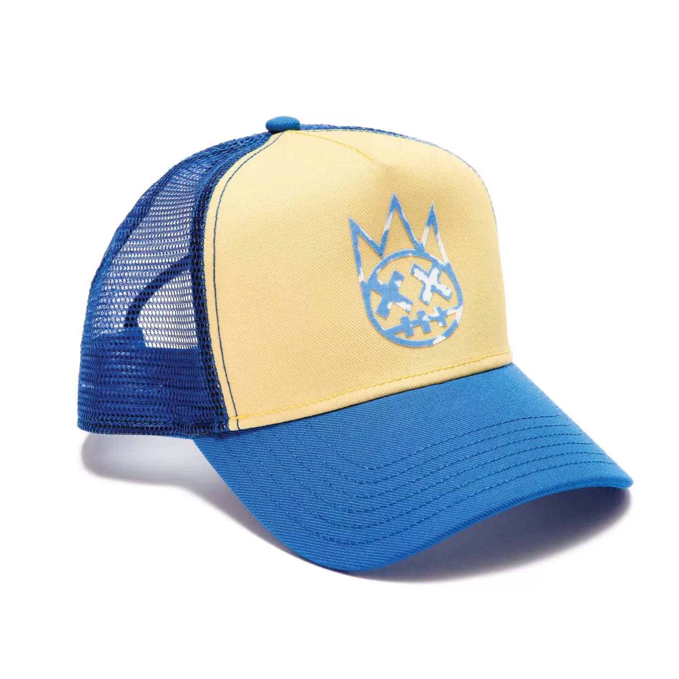Cult Of Individuality Trucker Hats<CLEAN LOGO MESH BACK TRUCKER CURVED VISOR IN VINTAGE YELLOW
