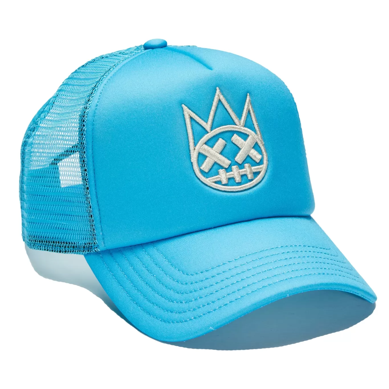 Cult Of Individuality Trucker Hats<CLEAN SHIMUCHAN LOGO MESH BACK TRUCKER HAT IN ELECTRIC BLUE