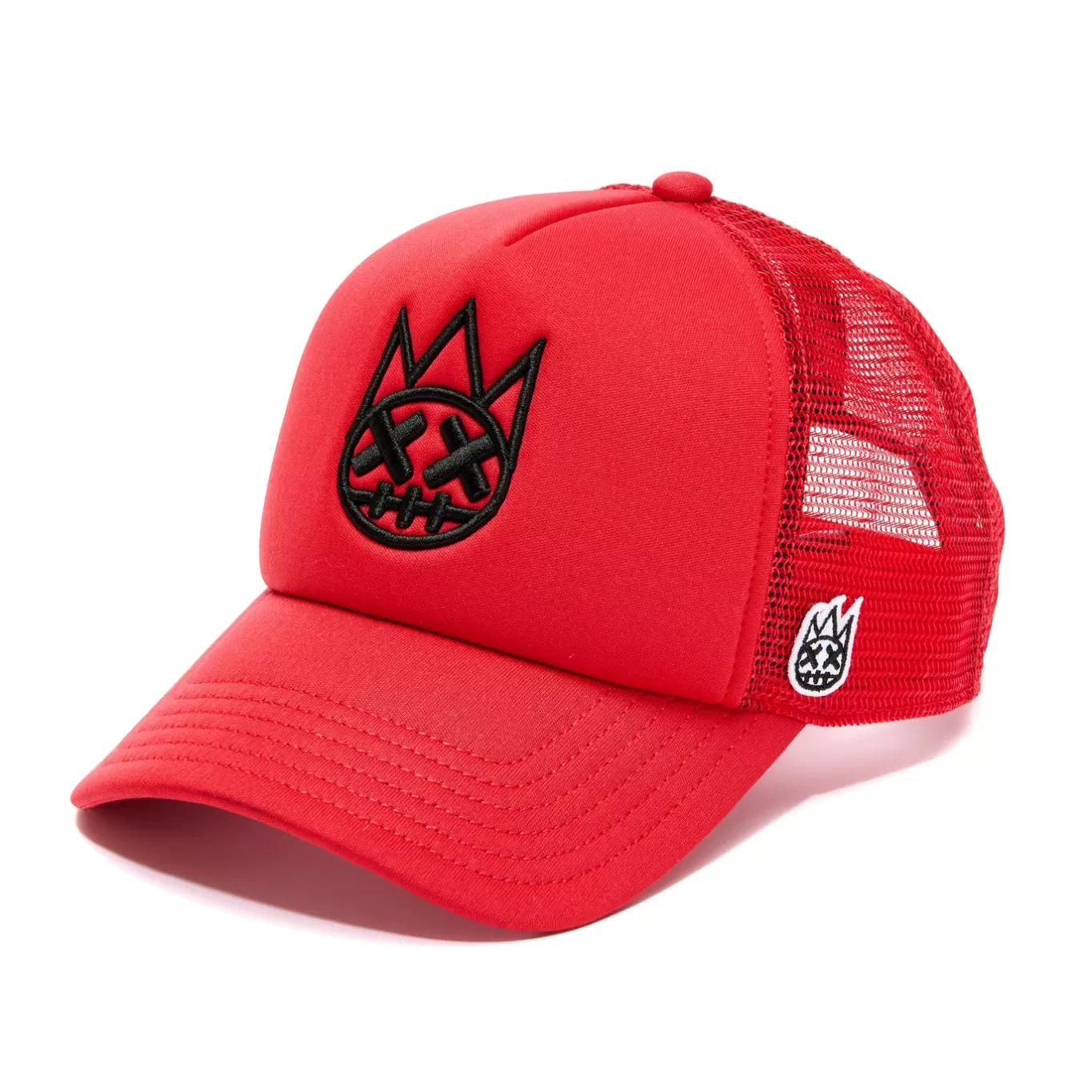 Cult Of Individuality Trucker Hats<CLEAN SHIMUCHAN LOGO MESH BACK TRUCKER HAT IN HIGH RISK RED