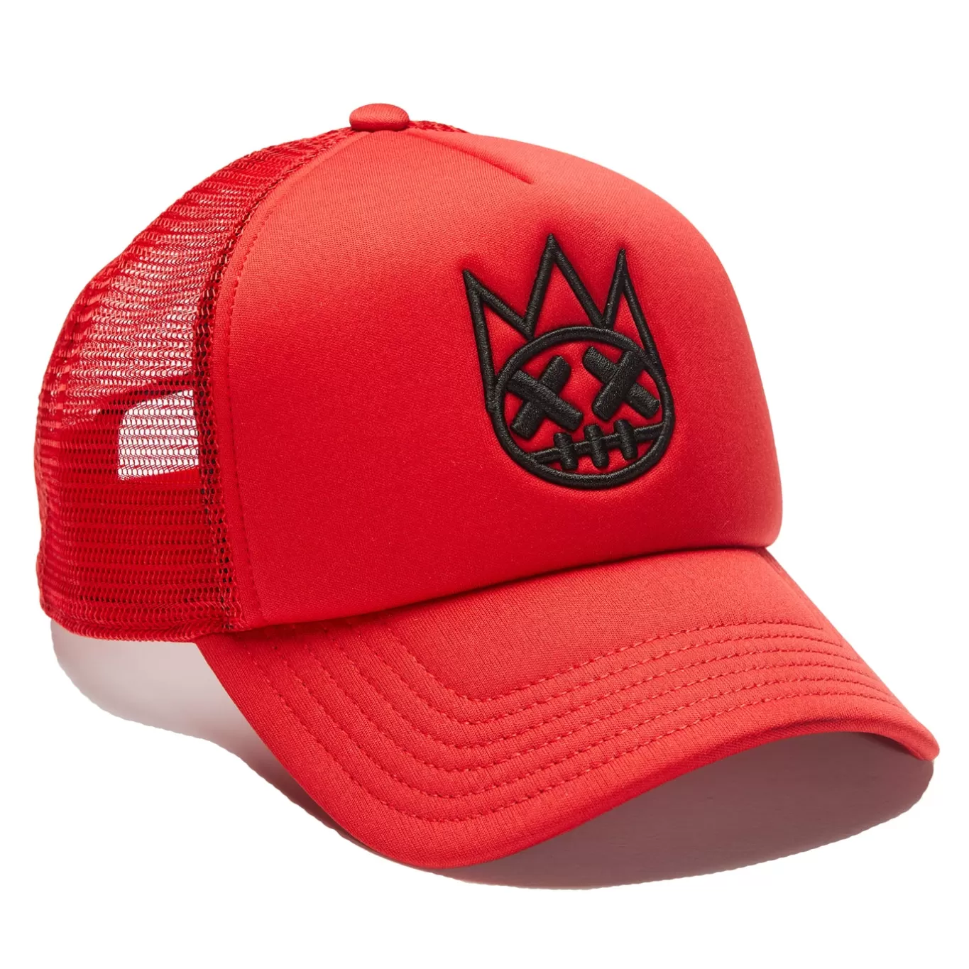 Cult Of Individuality Trucker Hats<CLEAN SHIMUCHAN LOGO MESH BACK TRUCKER HAT IN HIGH RISK RED