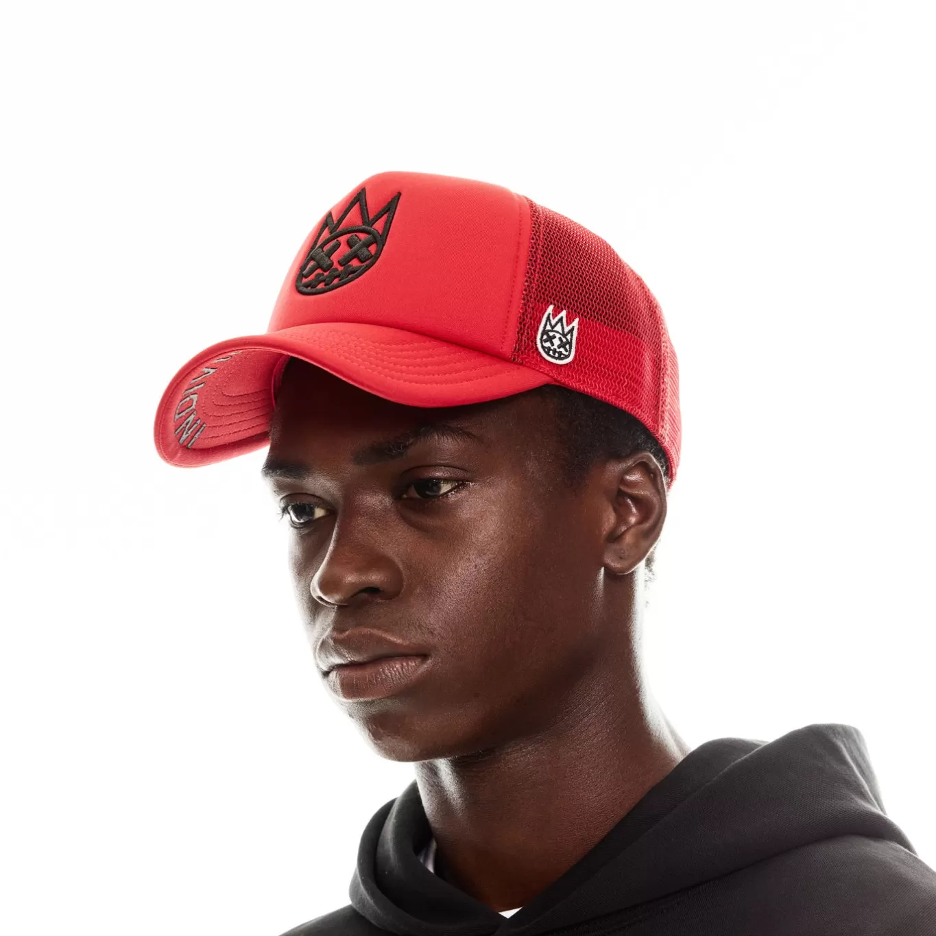 Cult Of Individuality Trucker Hats<CLEAN SHIMUCHAN LOGO MESH BACK TRUCKER HAT IN HIGH RISK RED