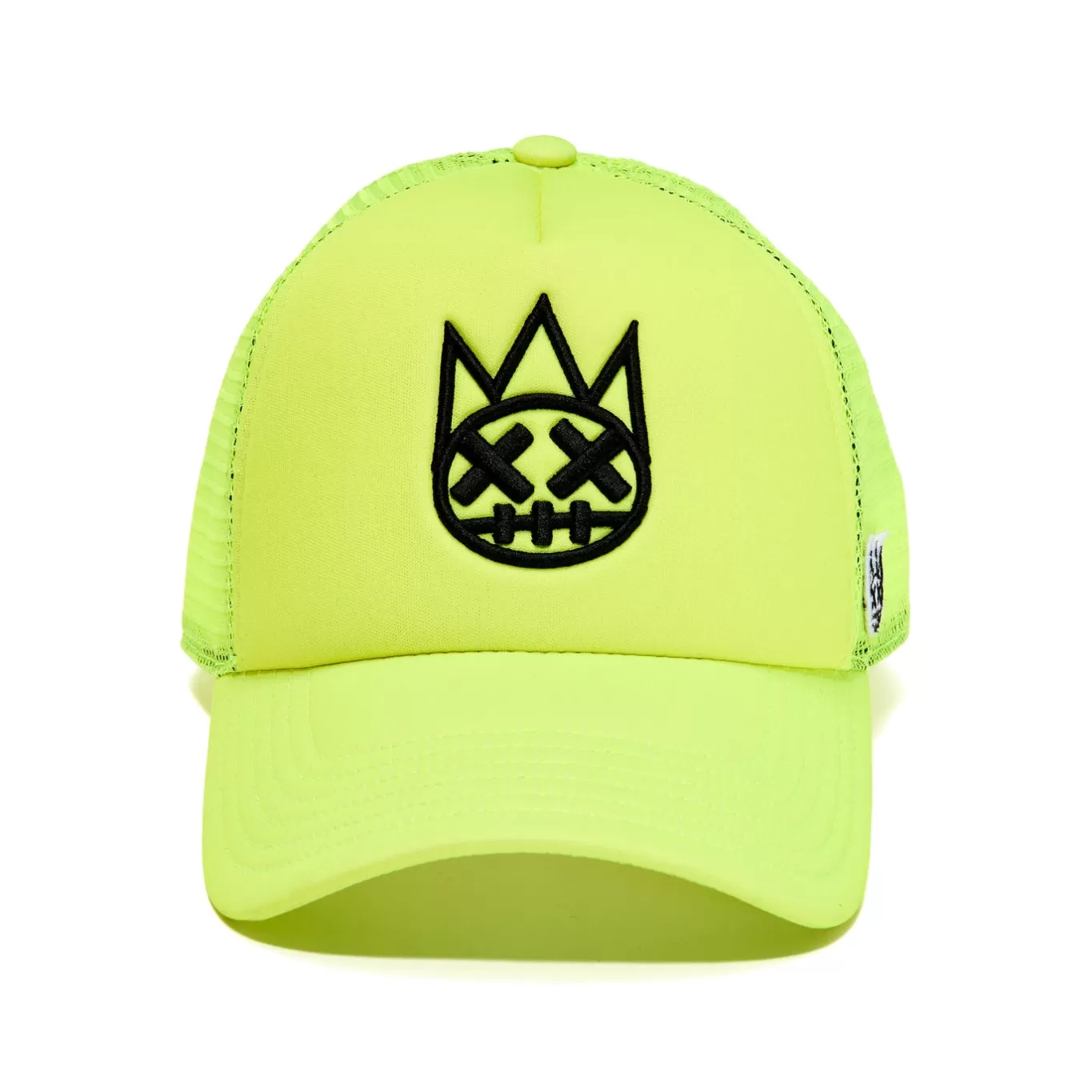 Cult Of Individuality Trucker Hats<CLEAN SHIMUCHAN LOGO MESH BACK TRUCKER HAT IN NEON YELLOW