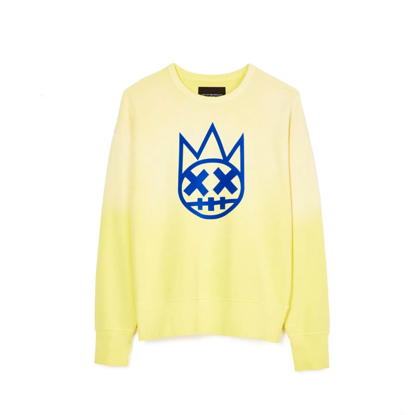 Cult Of Individuality Sweatshirts & Sweatpants<CORE CREW NECK FLEECE IN VINTAGE YELLOW