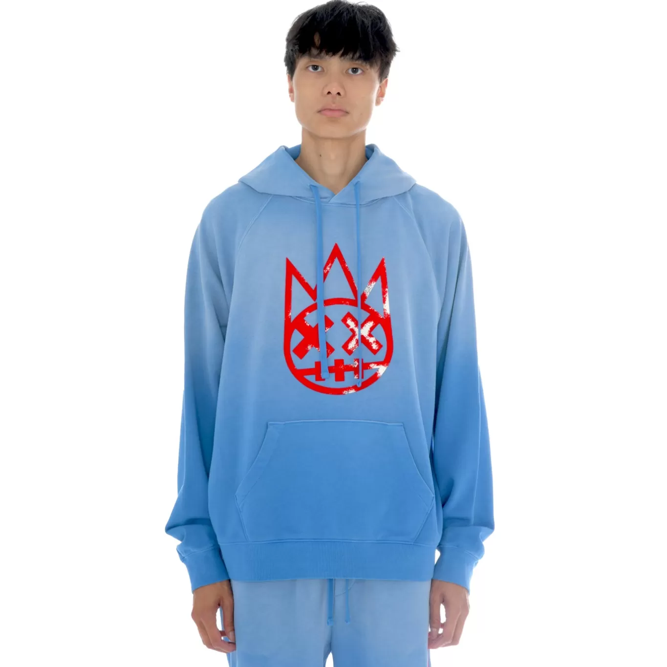 Cult Of Individuality Sweatshirts & Sweatpants<CORE PULLOVER SWEATSHIRT IN VINTAGE BLUE