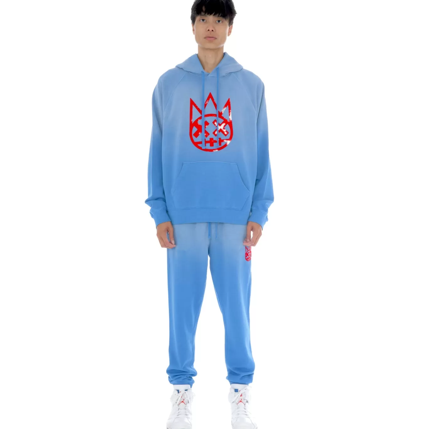 Cult Of Individuality Sweatshirts & Sweatpants<CORE PULLOVER SWEATSHIRT IN VINTAGE BLUE