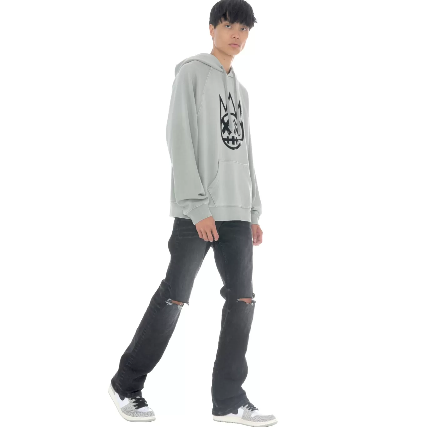 Cult Of Individuality Sweatshirts & Sweatpants<CORE PULLOVER SWEATSHIRT IN VINTAGE GREY GRAY