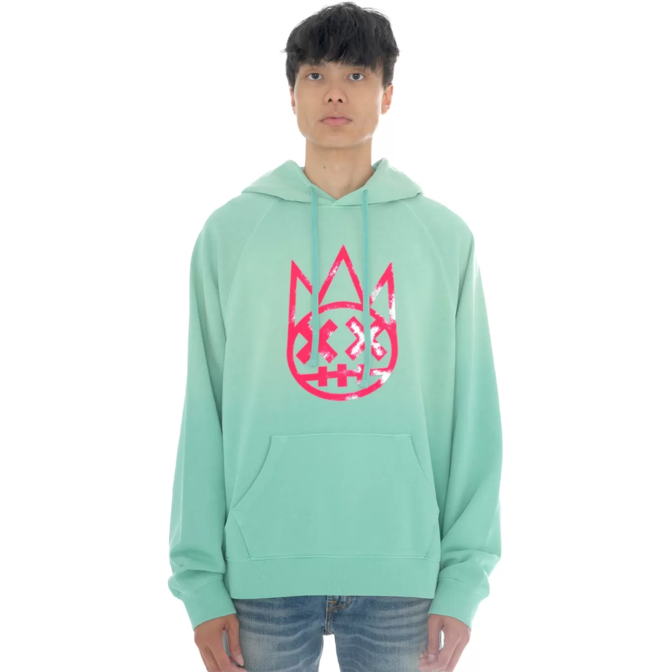 Cult Of Individuality Sweatshirts & Sweatpants<CORE PULLOVER SWEATSHIRT IN VINTAGE MINT BLUE