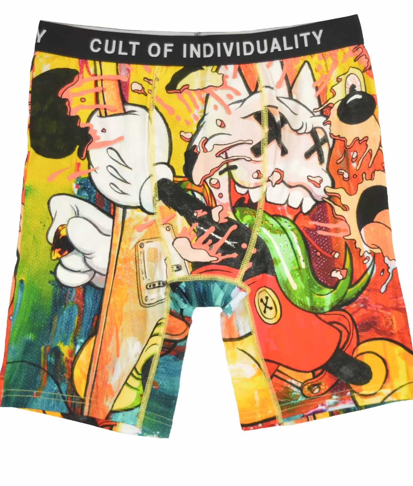 Cult Of Individuality Underwear<CULT BRIEFS "JAM" IN CITRUS / MULTI