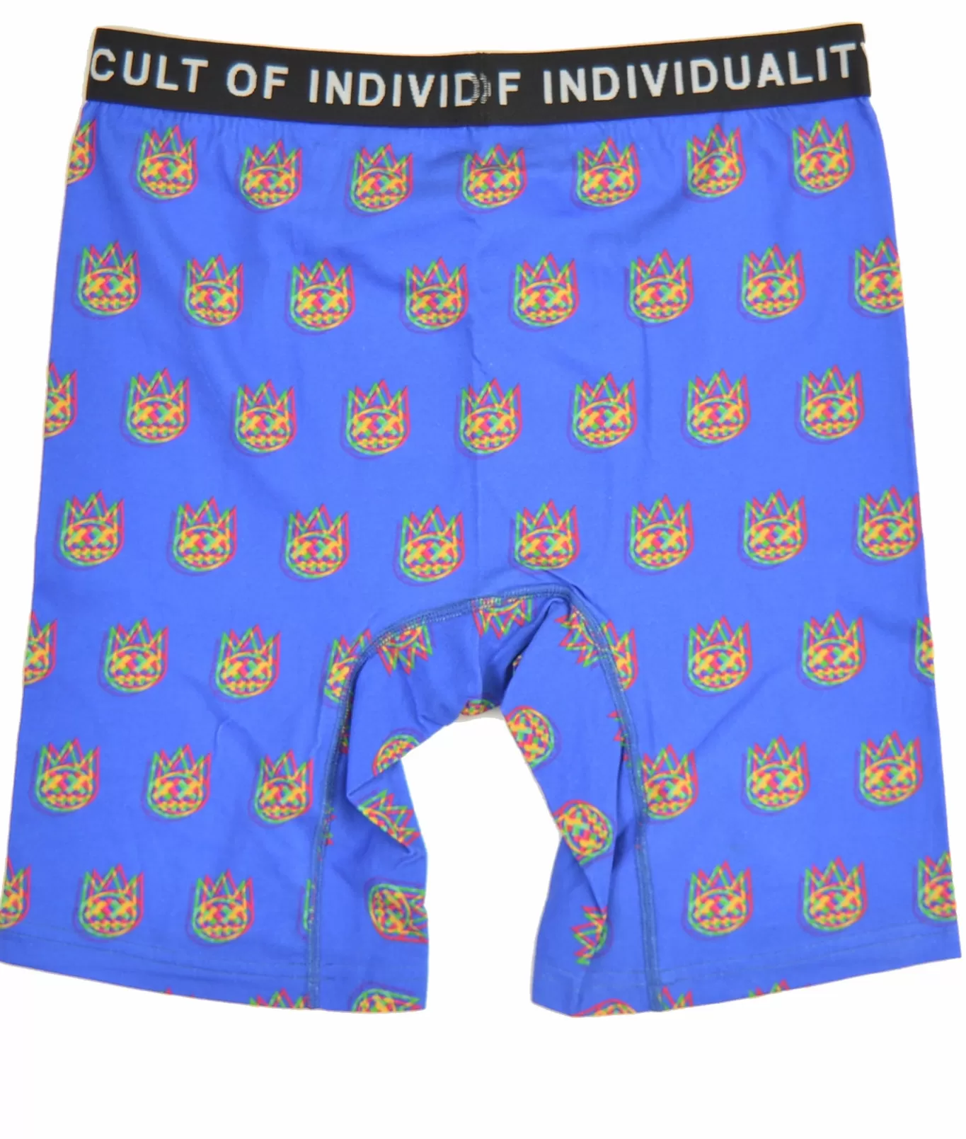 Cult Of Individuality Underwear<CULT BRIEFS "LOGO" IN BABY / COBALT MULTI