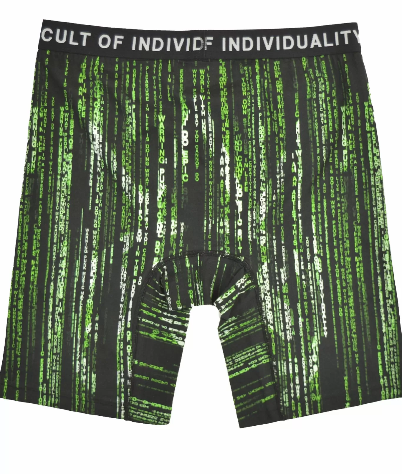 Cult Of Individuality Underwear<CULT BRIEFS "MATRIX" IN BLACK / MULT MULTI