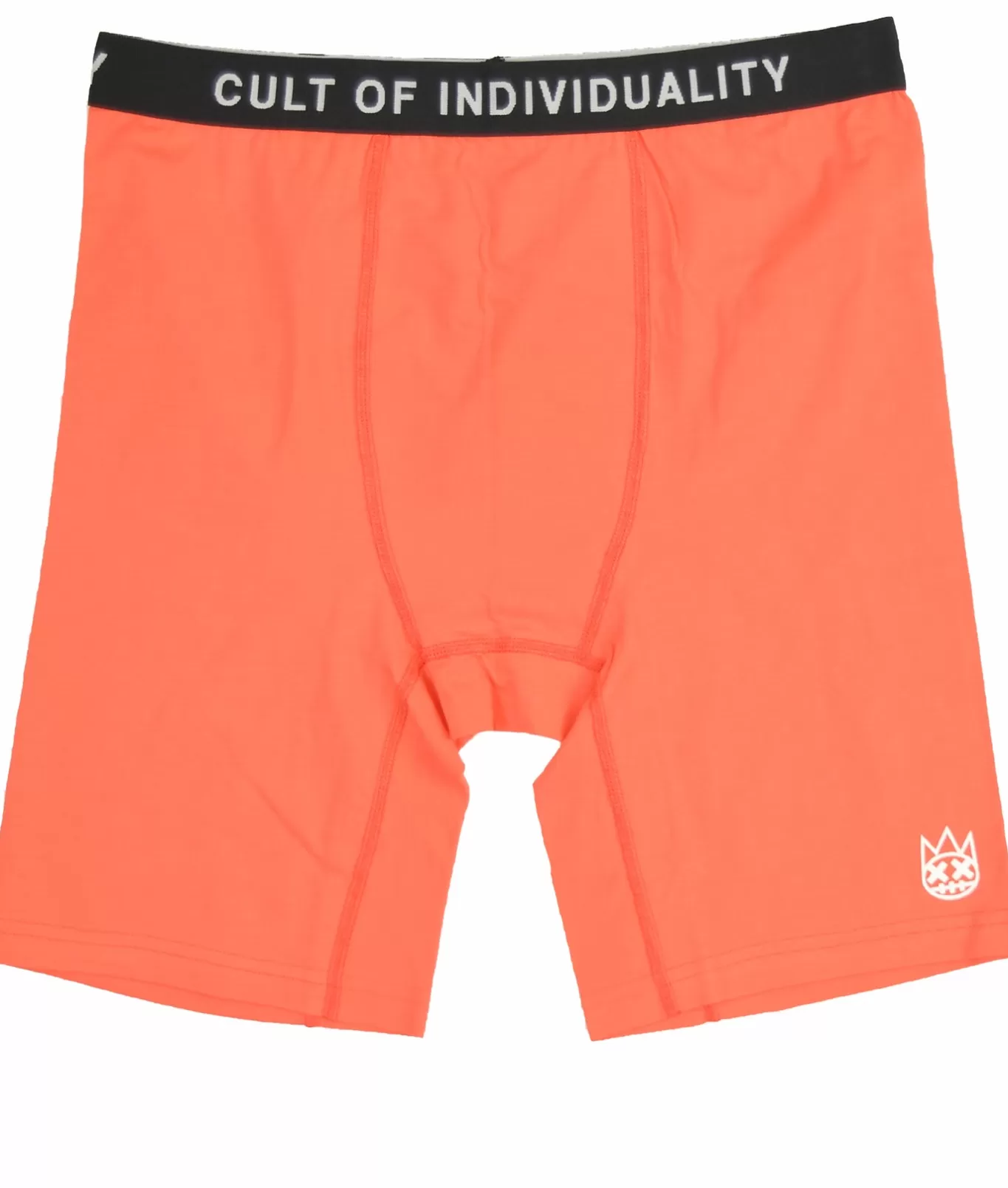 Cult Of Individuality Underwear<CULT BRIEFS "SKULL" IN CORAL / BEET RED MULTI