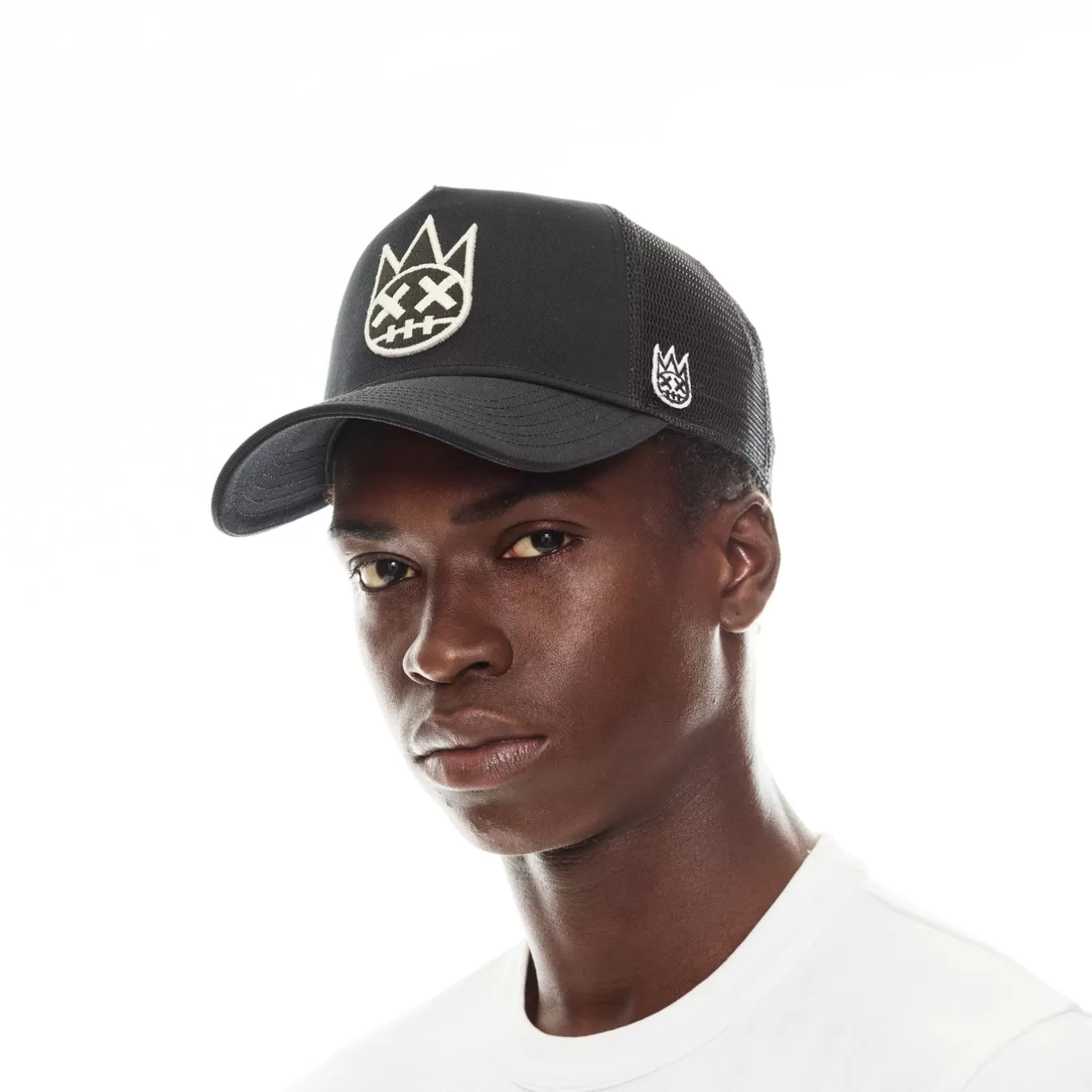 Cult Of Individuality Trucker Hats<GLOW IN THE DARK SHIMUCHAN LOGO MESH BACK TRUCKER HAT IN GLOW BLACK