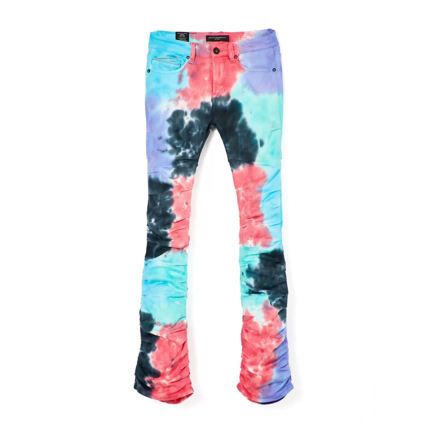 Cult Of Individuality Hipster Nomad Stacked Boot | Jeans<HIPSTER NOMAD BOOT IN TIE DYE MULTI