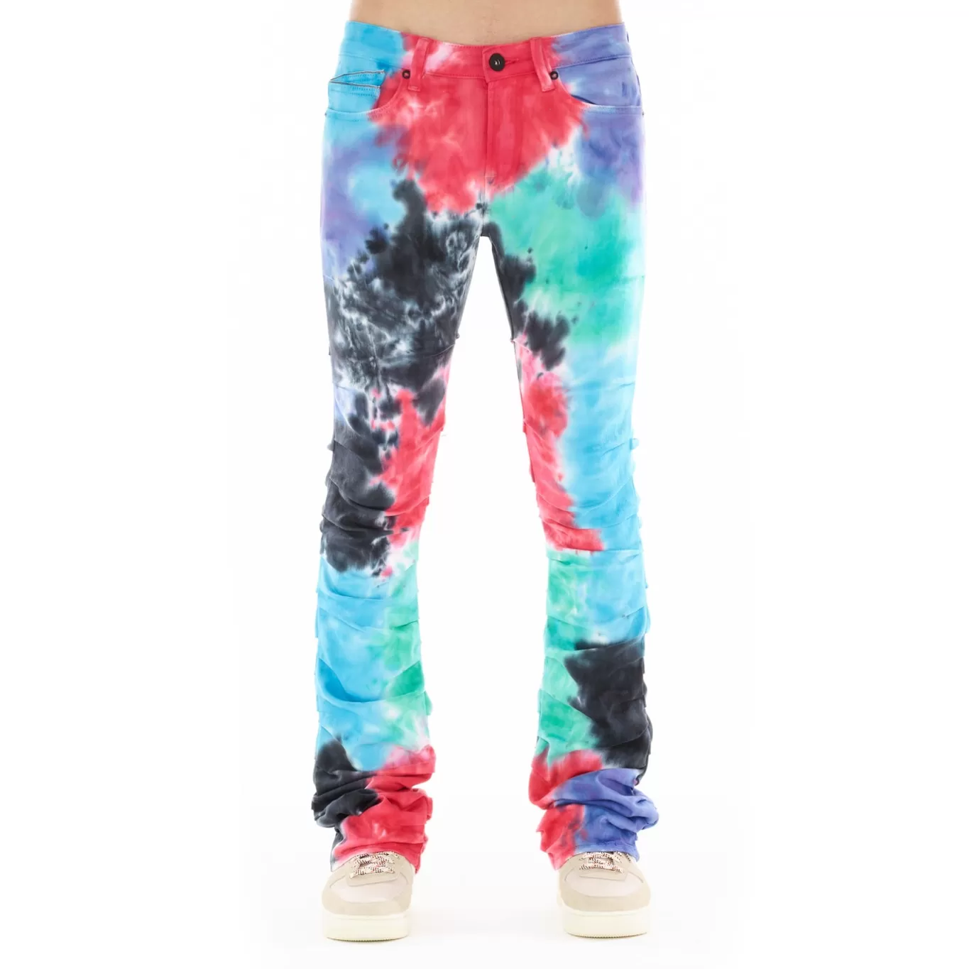 Cult Of Individuality Hipster Nomad Stacked Boot | Jeans<HIPSTER NOMAD BOOT IN TIE DYE MULTI