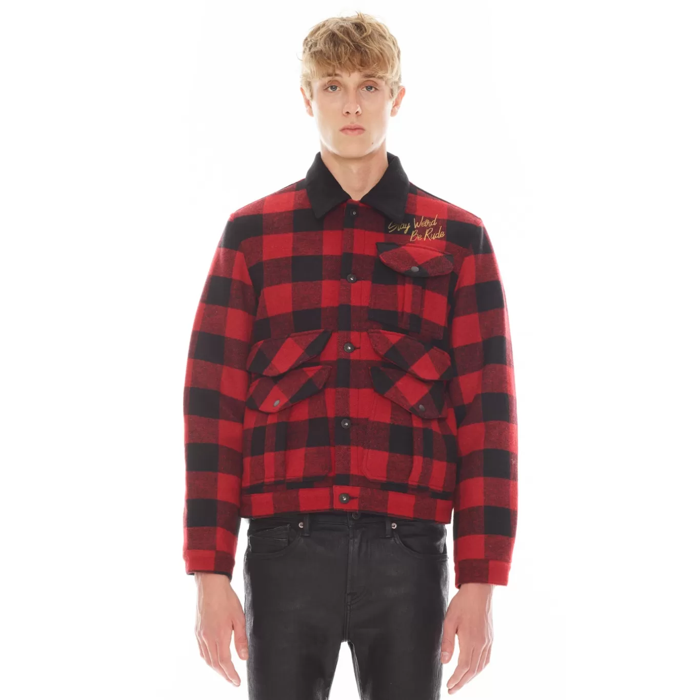 Cult Of Individuality Outerwear<LUCKY BASTARD HUNTING JACKET IN BUFFALO RED