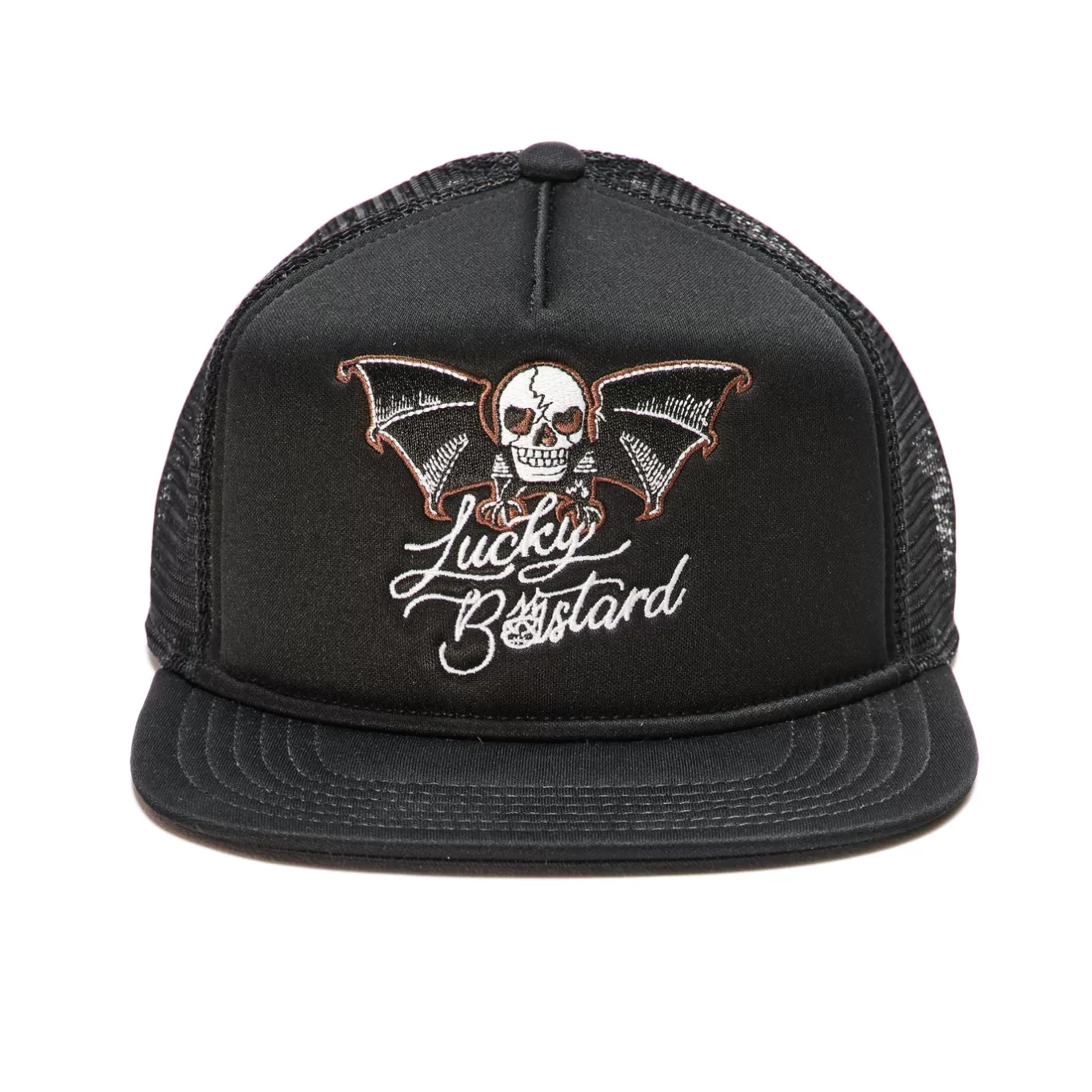 Cult Of Individuality Trucker Hats<LUCKY BASTARD TRUCKER HAT IN BLACK