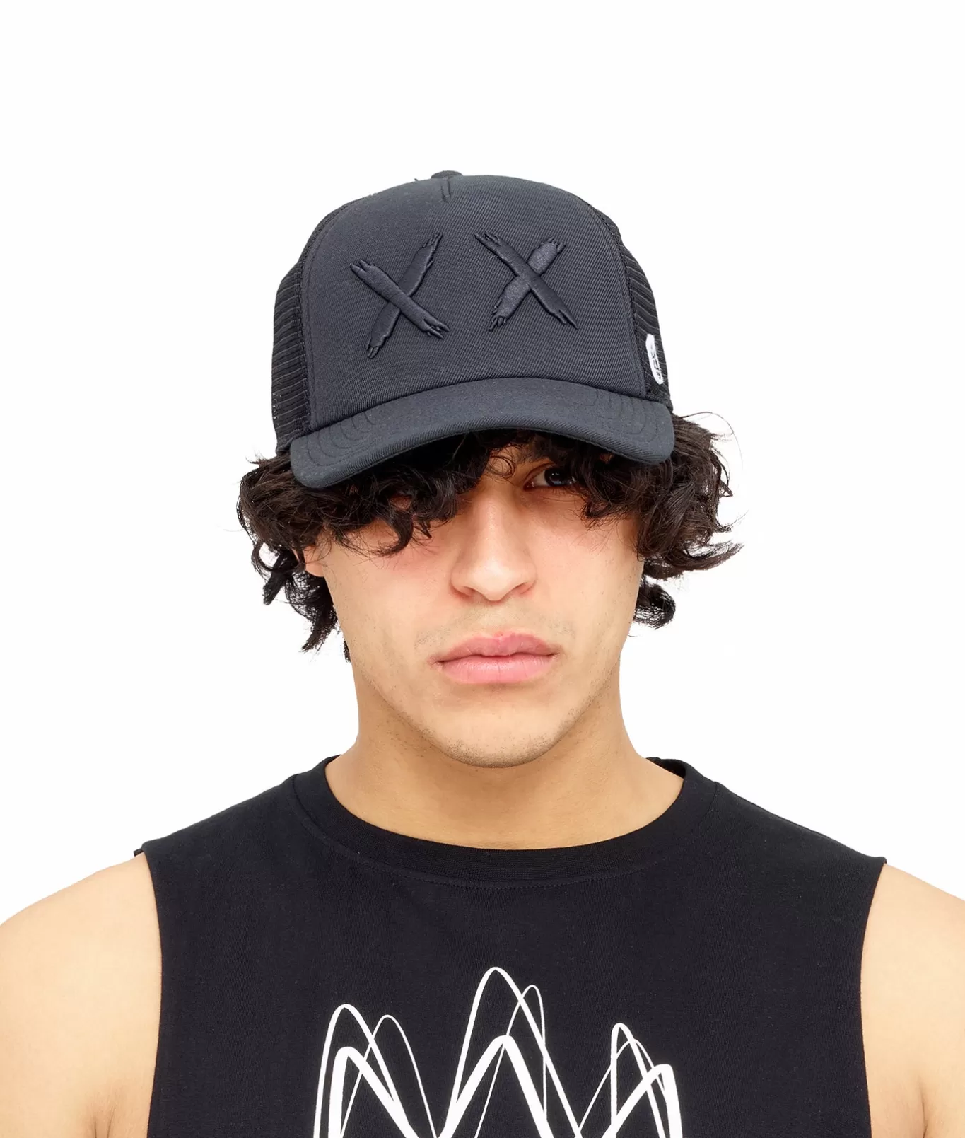 Cult Of Individuality Trucker Hats<MESH BACK TRUCKER W/ XX BLACK