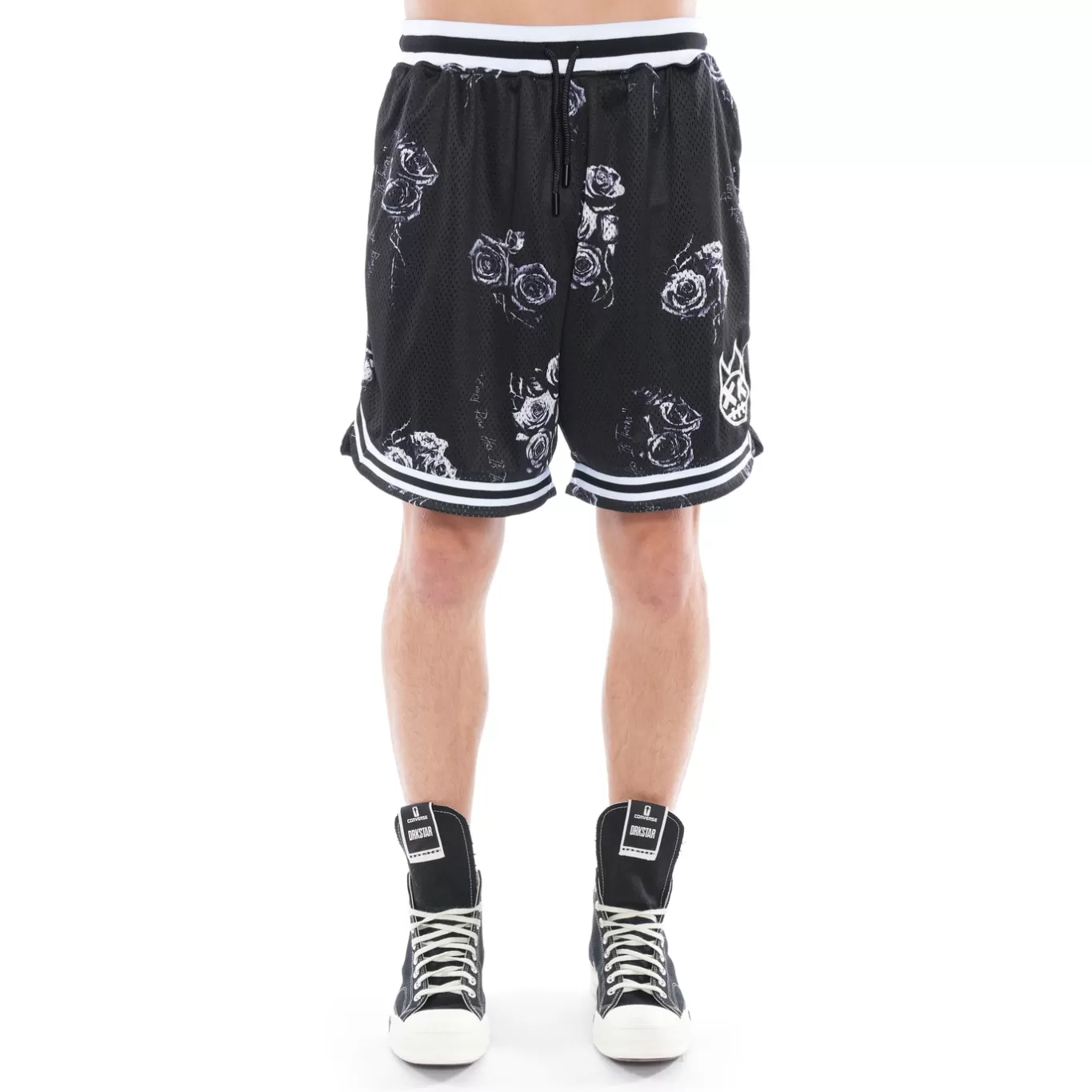 Cult Of Individuality Shorts | Sweatshirts & Sweatpants<MESH SHORTS IN THORNS BLACK