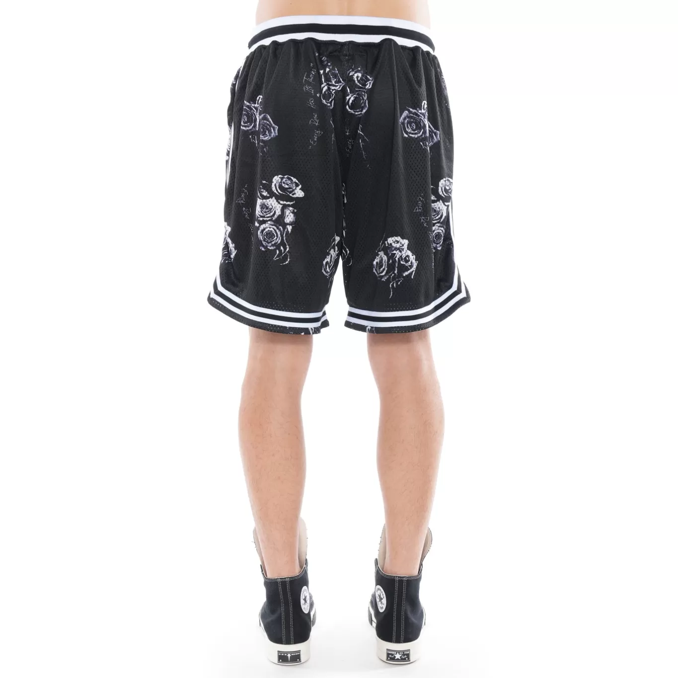 Cult Of Individuality Shorts | Sweatshirts & Sweatpants<MESH SHORTS IN THORNS BLACK