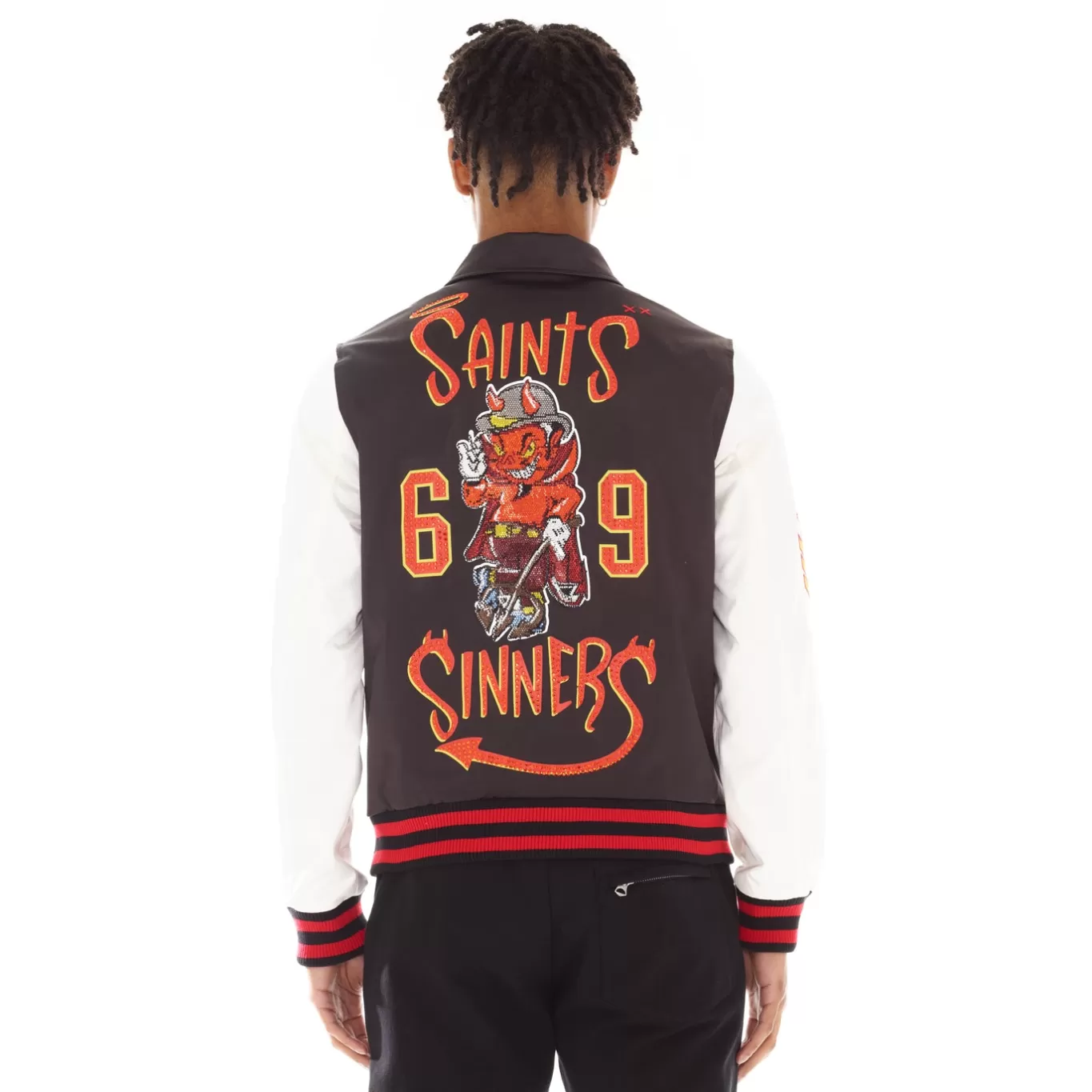 Cult Of Individuality Outerwear<NYLON TYPE II JACKET IN BLACK