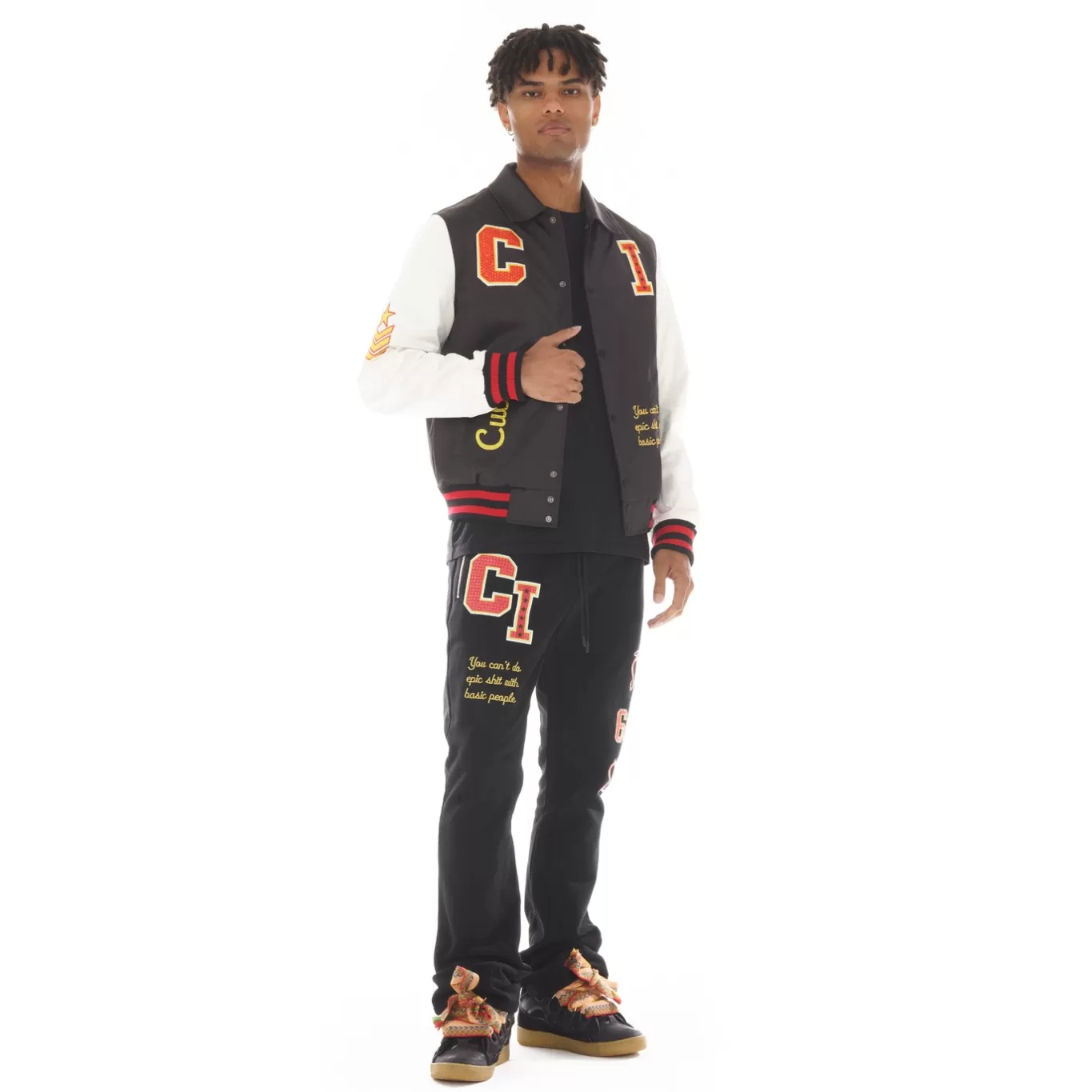 Cult Of Individuality Outerwear<NYLON TYPE II JACKET IN BLACK
