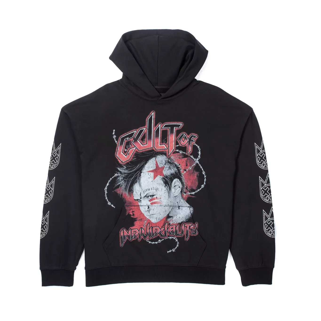 Cult Of Individuality Sweatshirts & Sweatpants<PULLOVER SWEATSHIRT IN BLACK