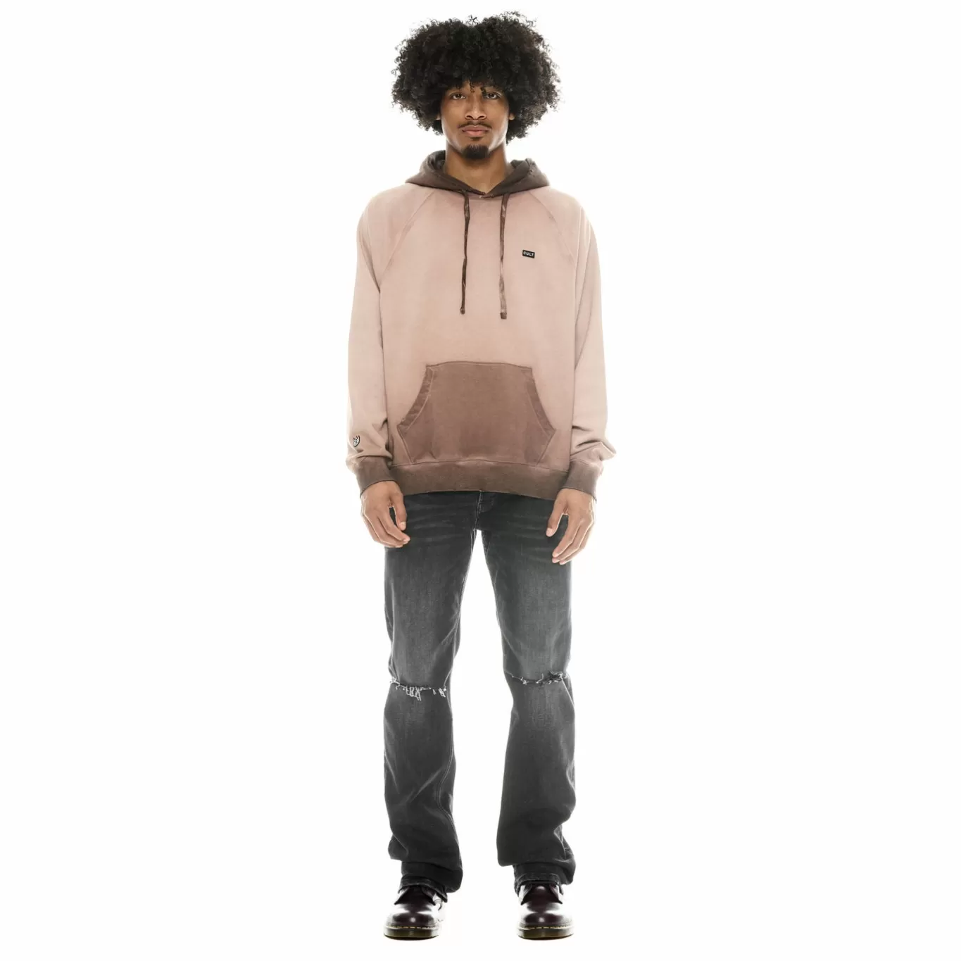Cult Of Individuality Sweatshirts & Sweatpants<PULLOVER SWEATSHIRT IN VINTAGE BROWN