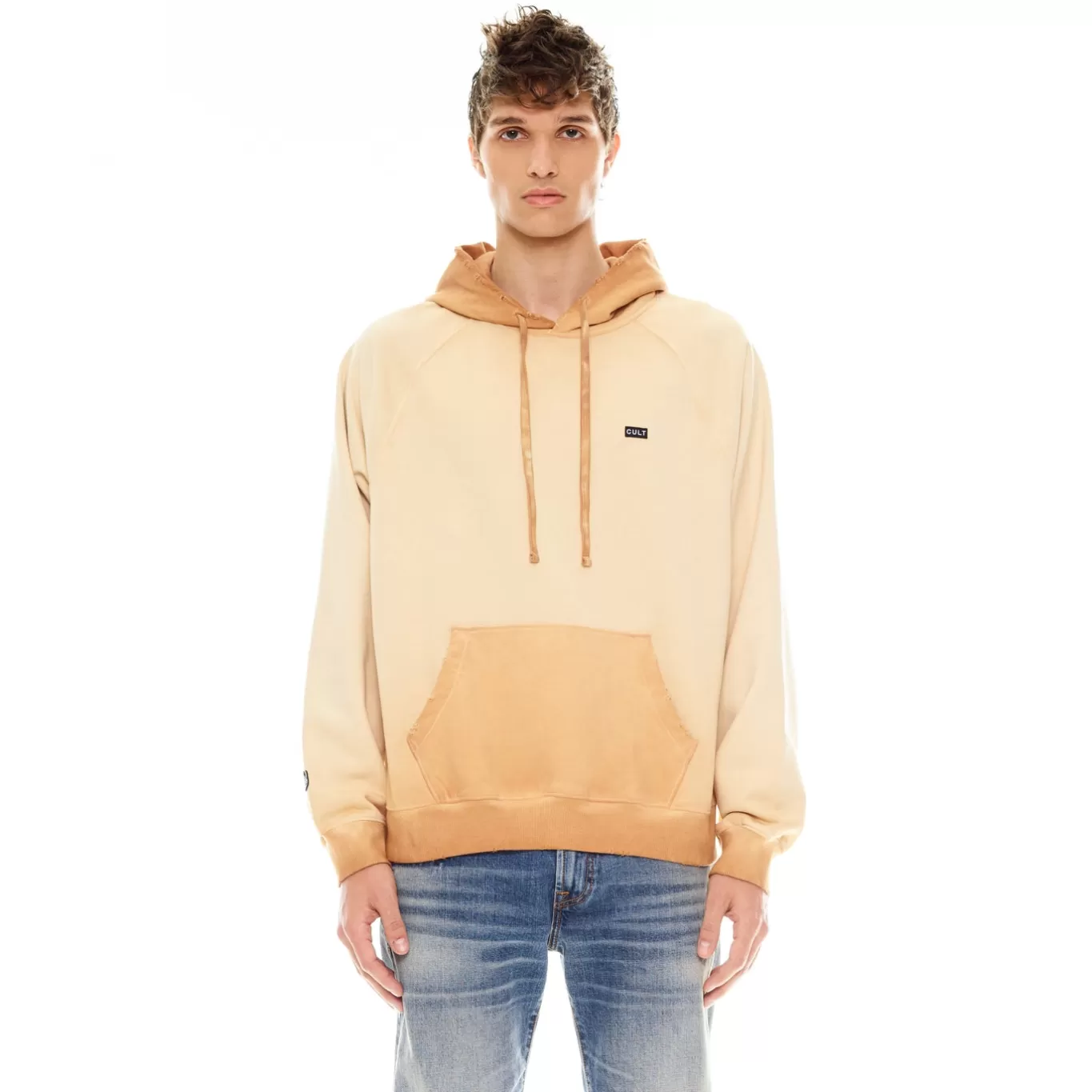 Cult Of Individuality Sweatshirts & Sweatpants<PULLOVER SWEATSHIRT IN VINTAGE RUST ORANGE