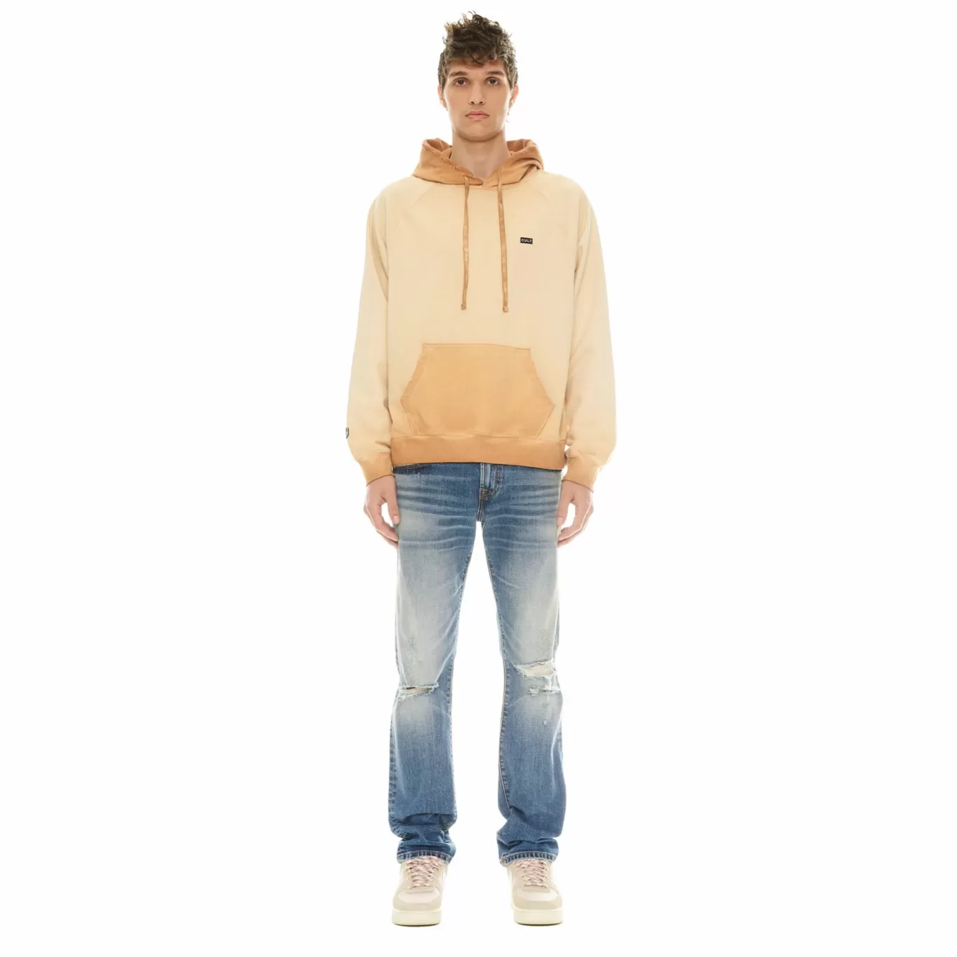 Cult Of Individuality Sweatshirts & Sweatpants<PULLOVER SWEATSHIRT IN VINTAGE RUST ORANGE