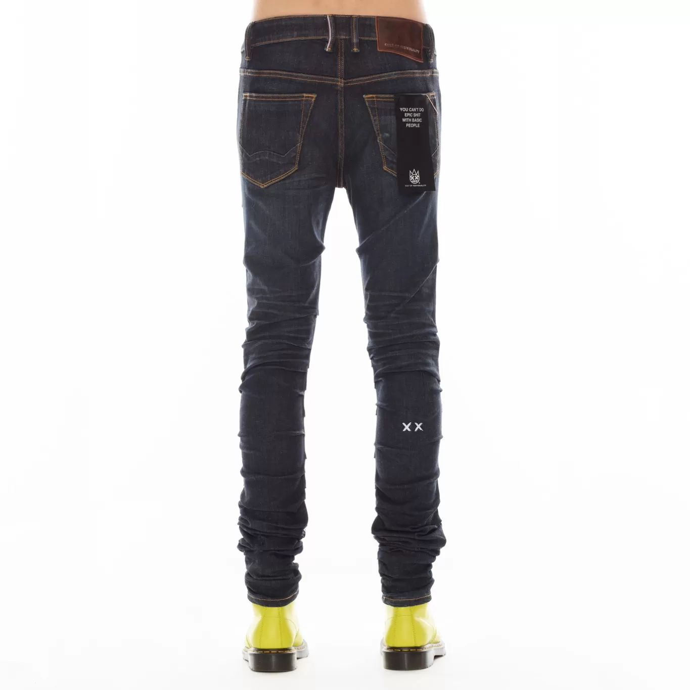 Cult Of Individuality Punk Nomad Stacked | Jeans<PUNK NOMAD IN 2 YEAR AGED BLACK