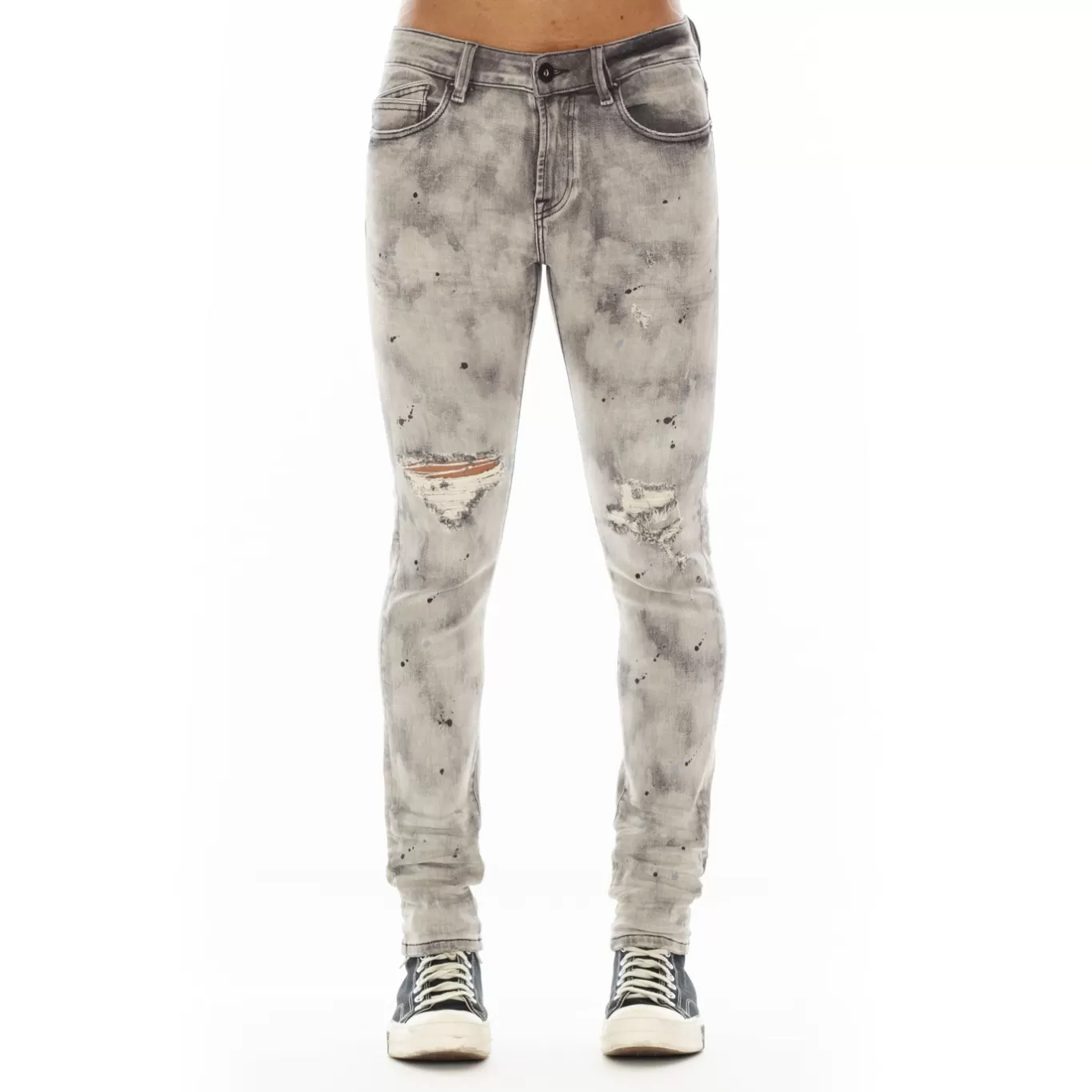 Cult Of Individuality Punk Super Skinny | Jeans<PUNK SUPER SKINNY IN CINDER GRAY