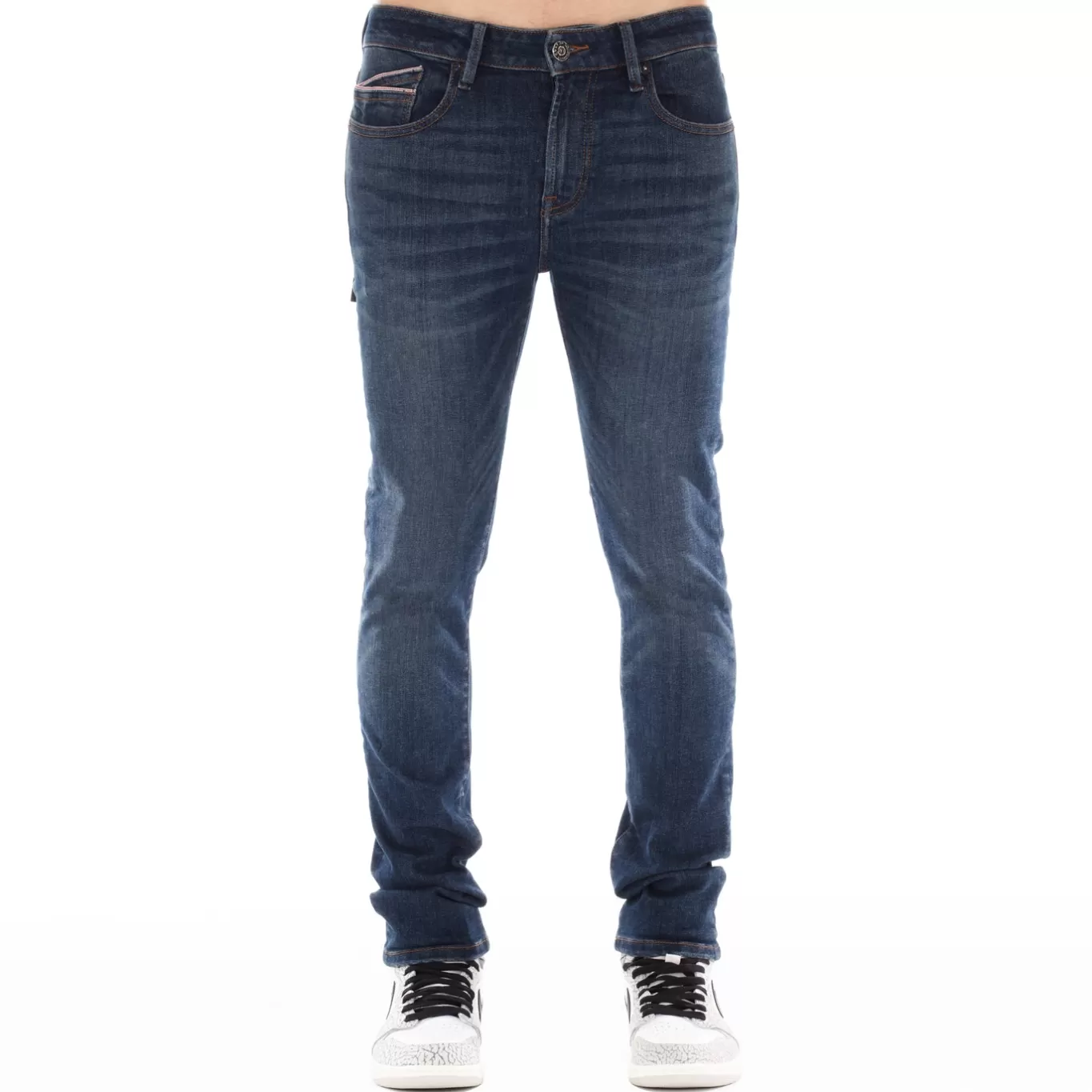 Cult Of Individuality Punk Super Skinny | Jeans<PUNK SUPER SKINNY IN DARKSAND BLUE