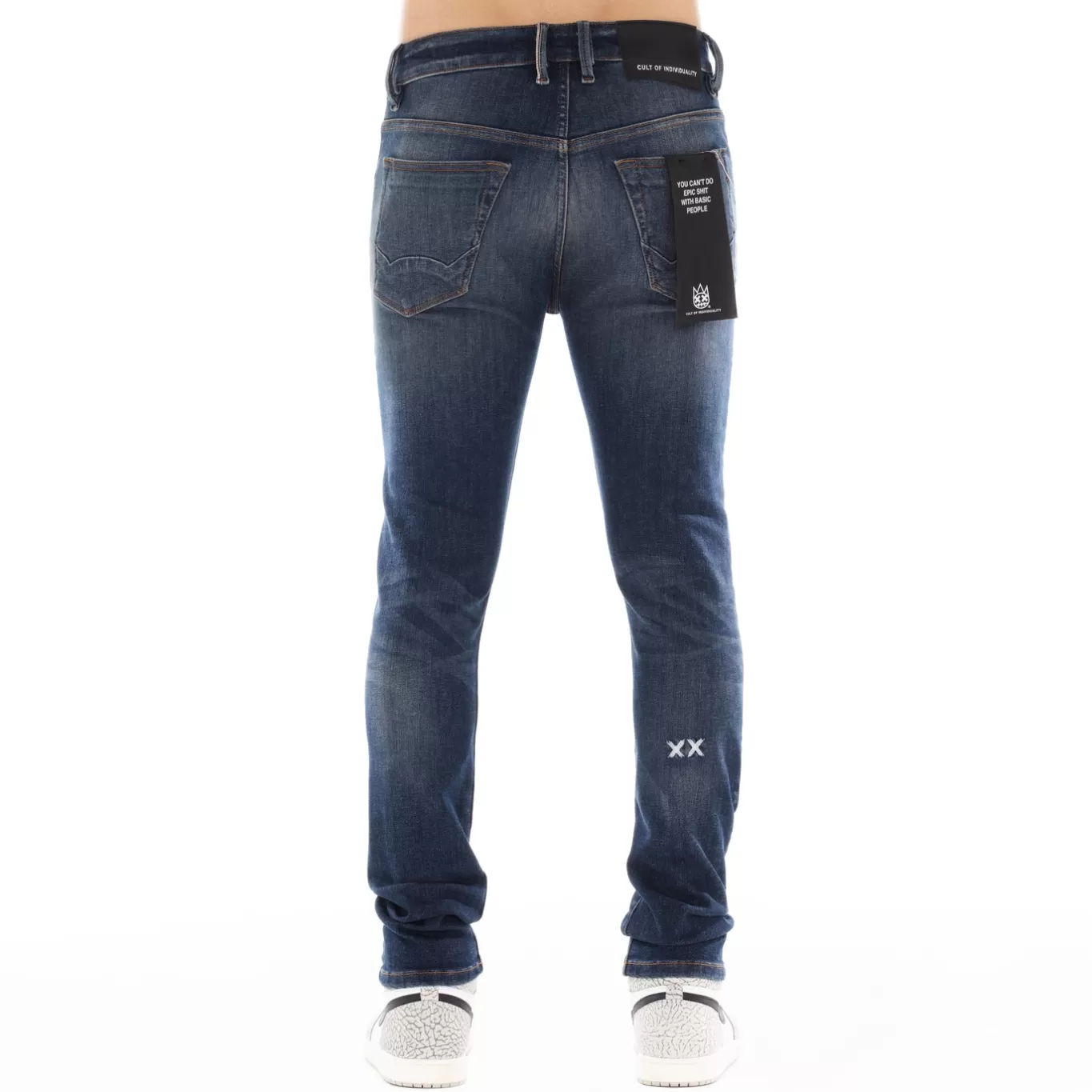 Cult Of Individuality Punk Super Skinny | Jeans<PUNK SUPER SKINNY IN DARKSAND BLUE