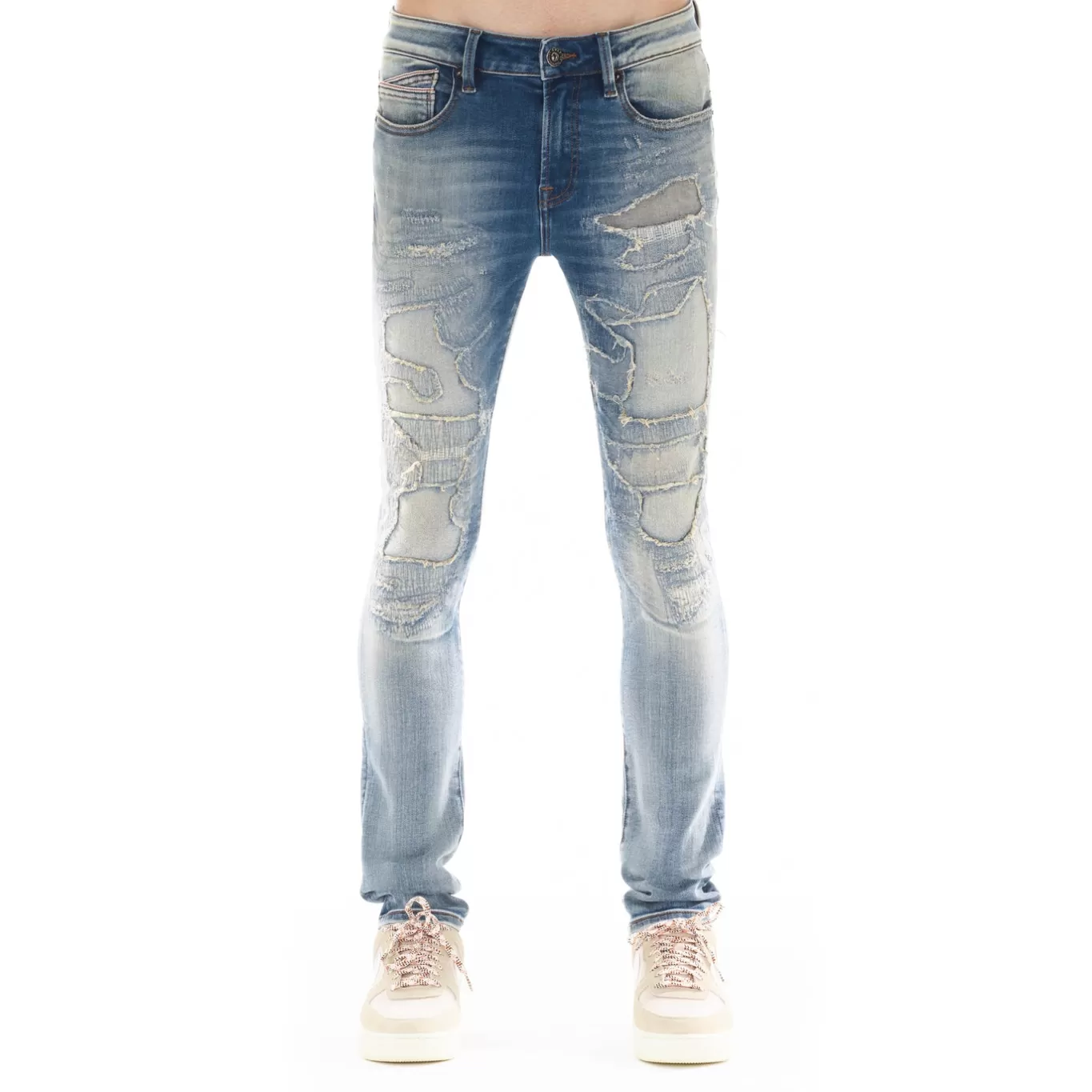 Cult Of Individuality Punk Super Skinny | Jeans<PUNK SUPER SKINNY IN DREAM BLUE