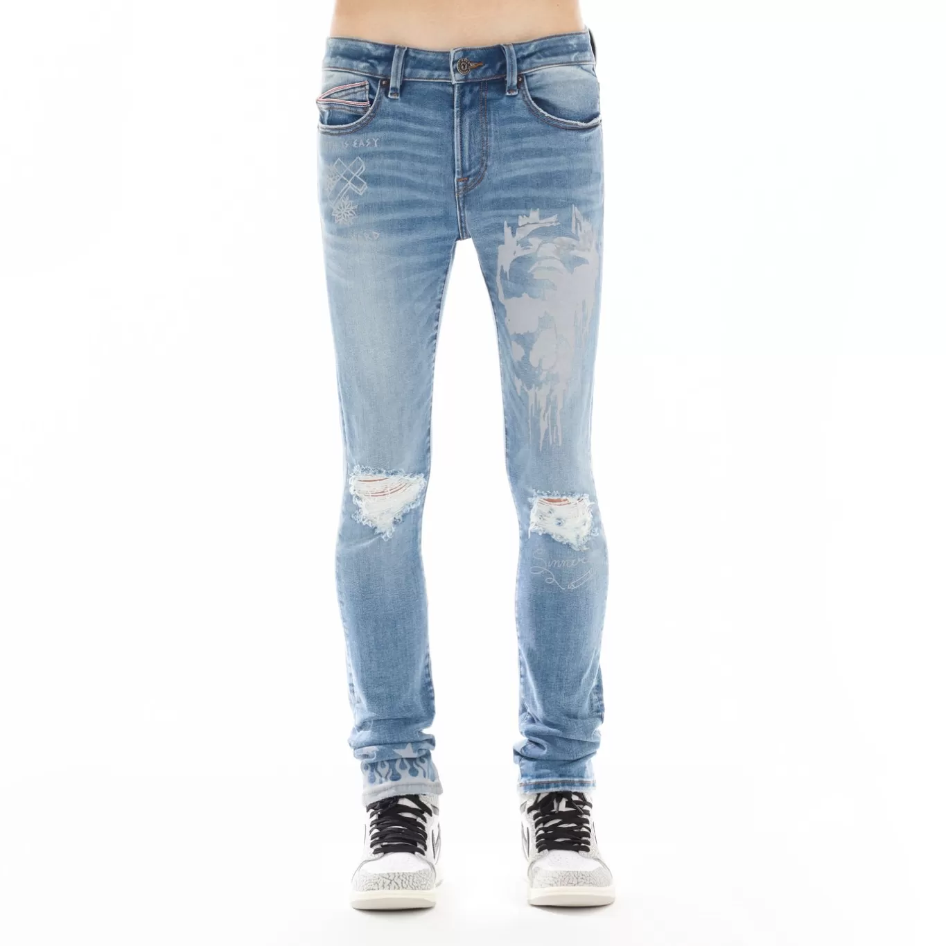 Cult Of Individuality Punk Super Skinny | Jeans<PUNK SUPER SKINNY IN IDOL BLUE