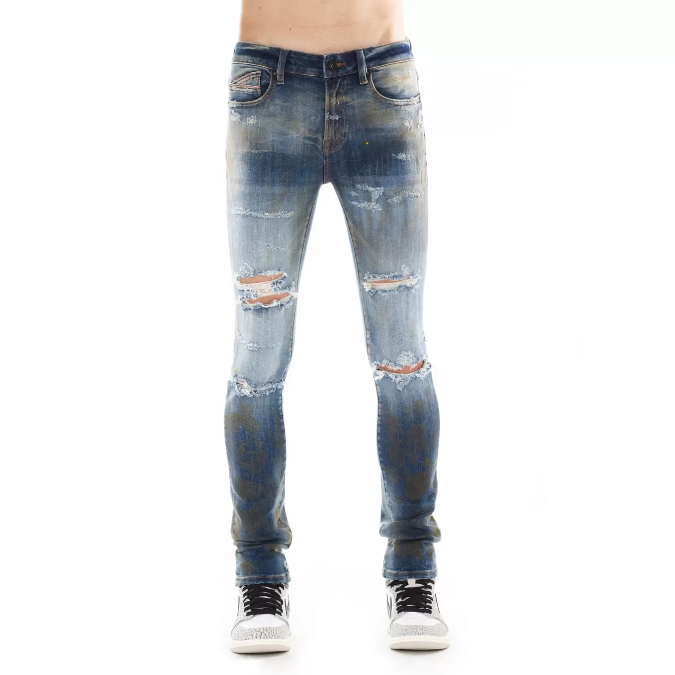 Cult Of Individuality Punk Super Skinny | Jeans<PUNK SUPER SKINNY IN LARK BLUE