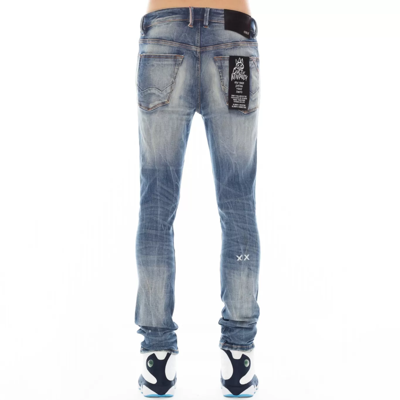 Cult Of Individuality Punk Super Skinny | Jeans<PUNK SUPER SKINNY IN THUMPER BLUE