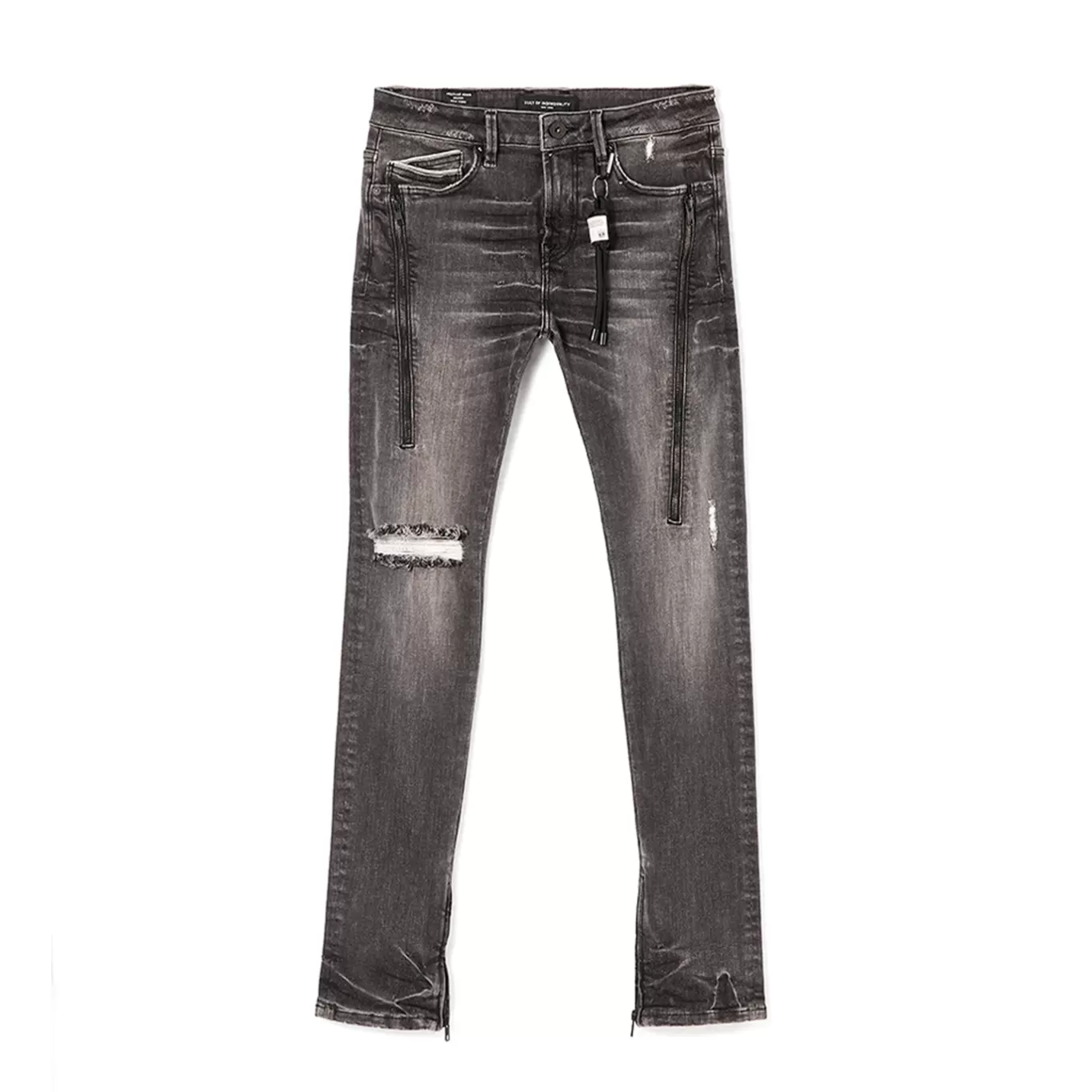 Cult Of Individuality Punk Super Skinny | Jeans<PUNK SUPER SKINNY JEANS IN DODGE BLACK