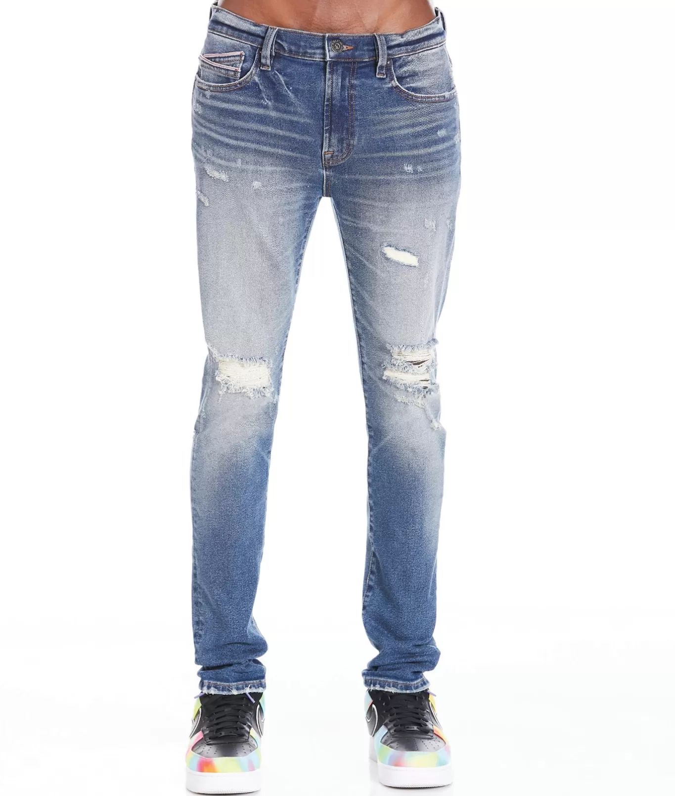 Cult Of Individuality Punk Super Skinny | Jeans<PUNK SUPER SKINNY STRETCH IN STOKE BLUE