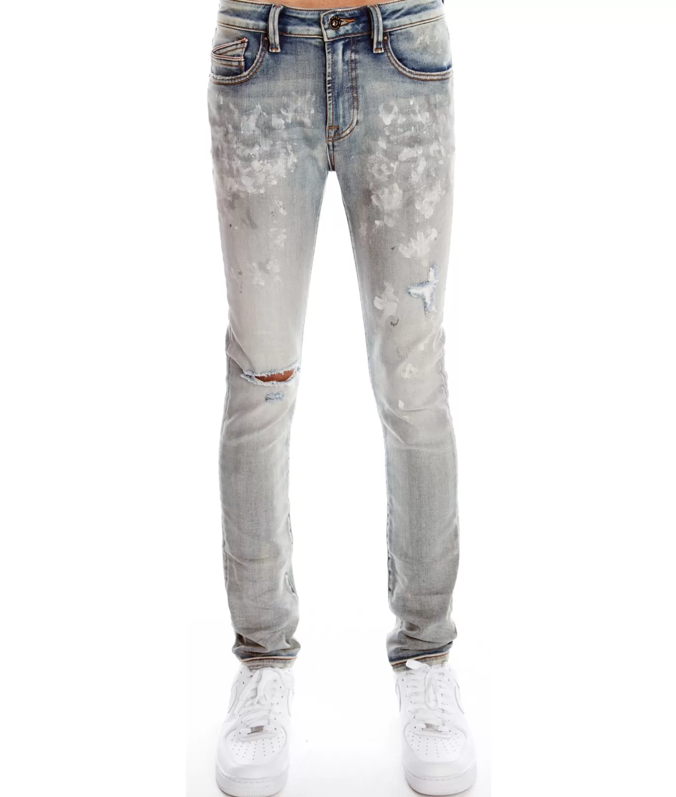 Cult Of Individuality Punk Super Skinny | Jeans<PUNK SUPER SKINNY STRETCH IN TRIPPING BLUE