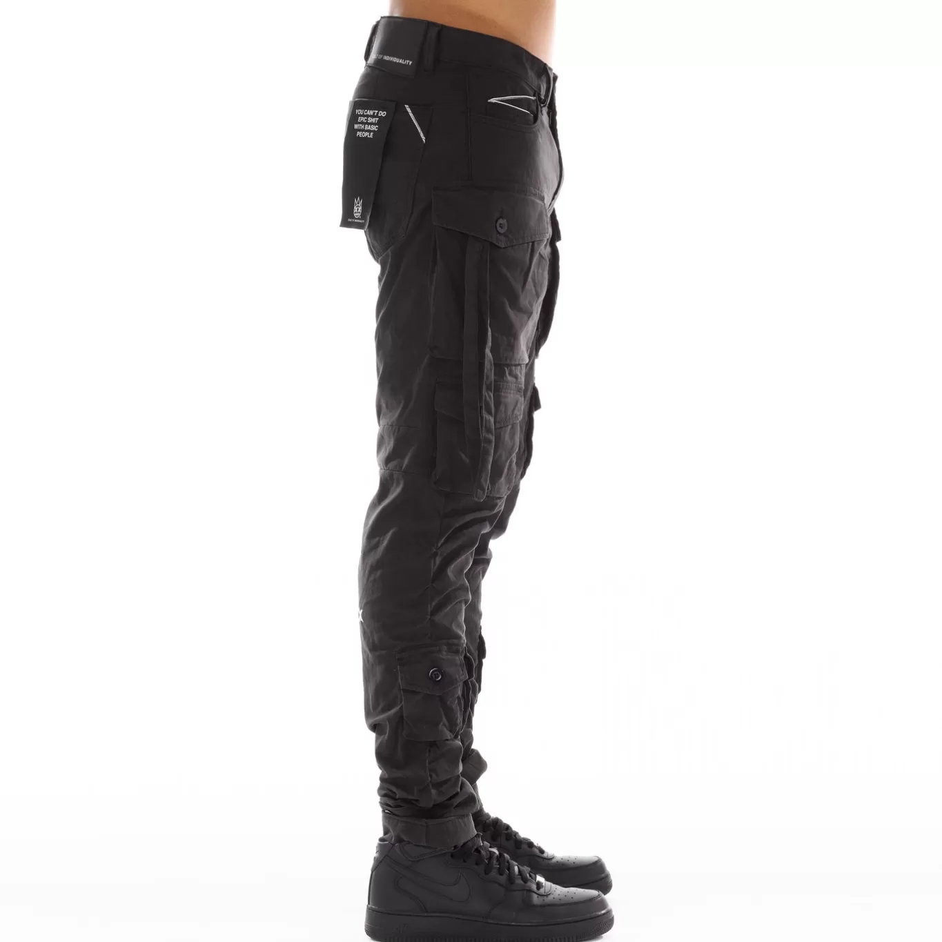 Cult Of Individuality Cargos | Jeans<ROCKER CARGO IN VINTAGE BLACK