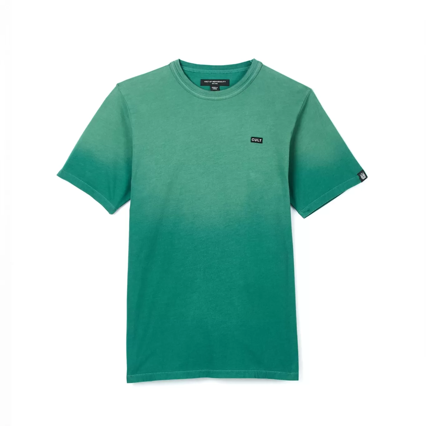 Cult Of Individuality T-Shirts<SHIMUCHAN LOGO SHORT SLEEVE CREW NECK T SHIRT IN VINTAGE GREEN