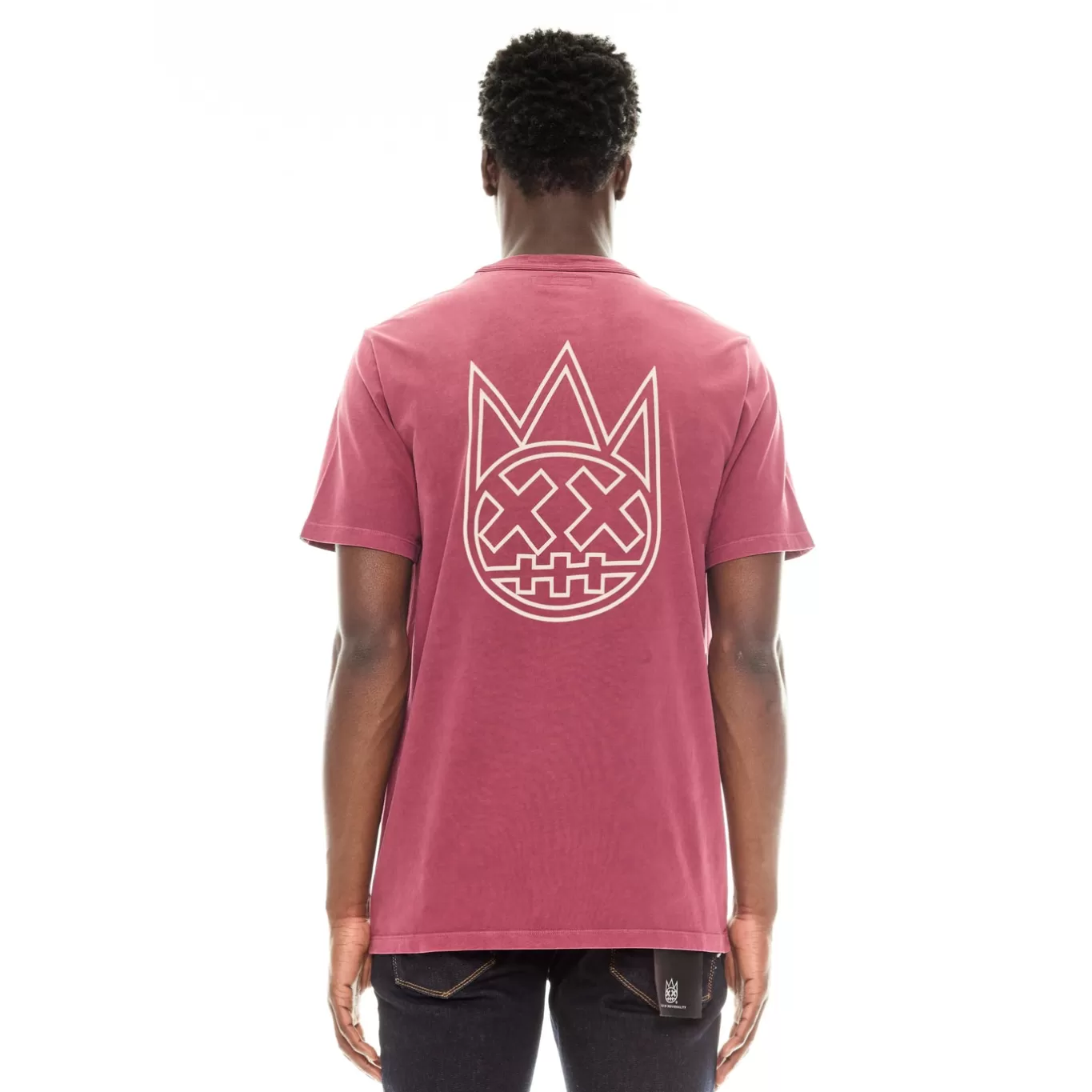 Cult Of Individuality T-Shirts<SHIMUCHAN LOGO SHORT SLEEVE CREW NECK T SHIRT IN VINTAGE MERLOT RED